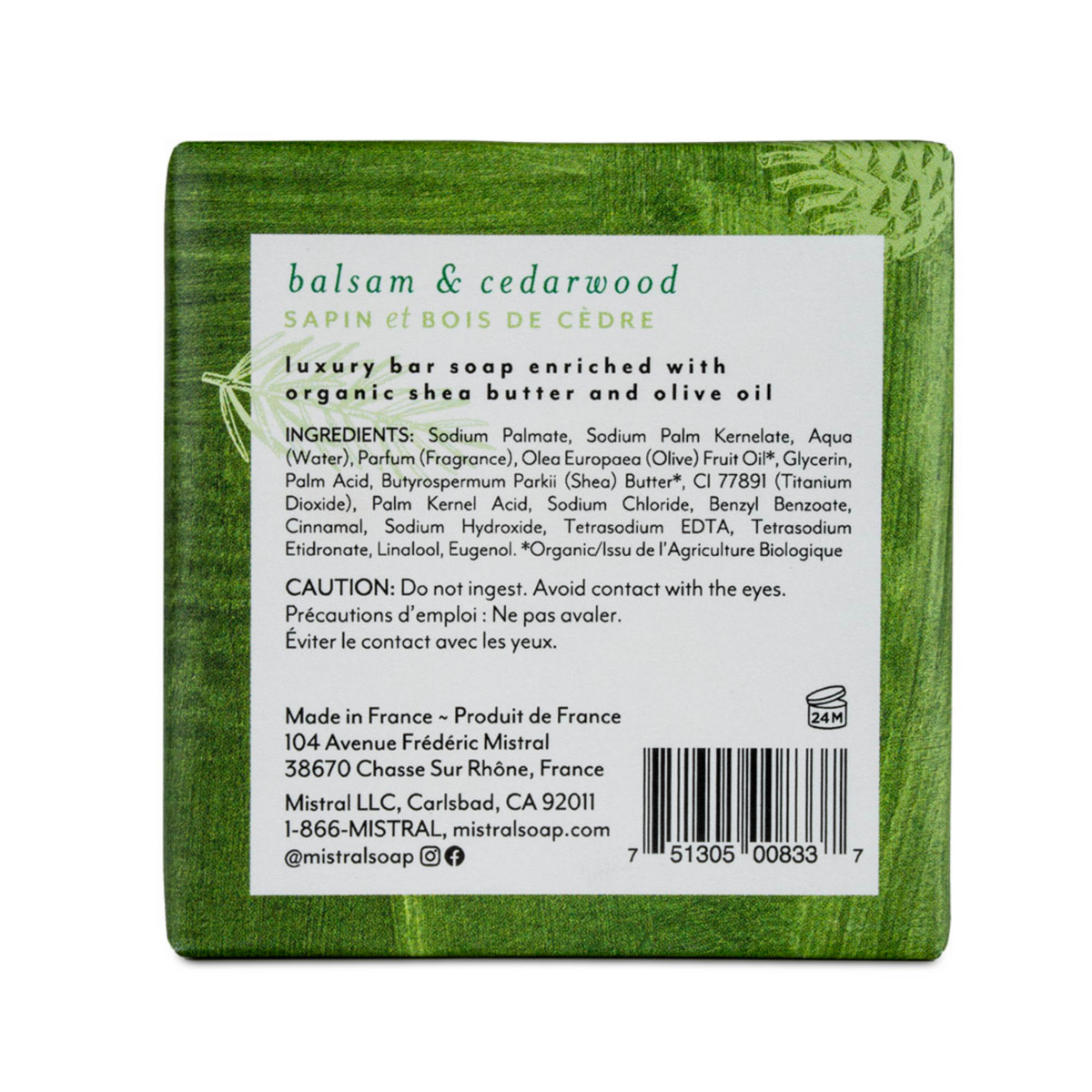 Alternate Image of Balsam and Cedarwood Bar Soap