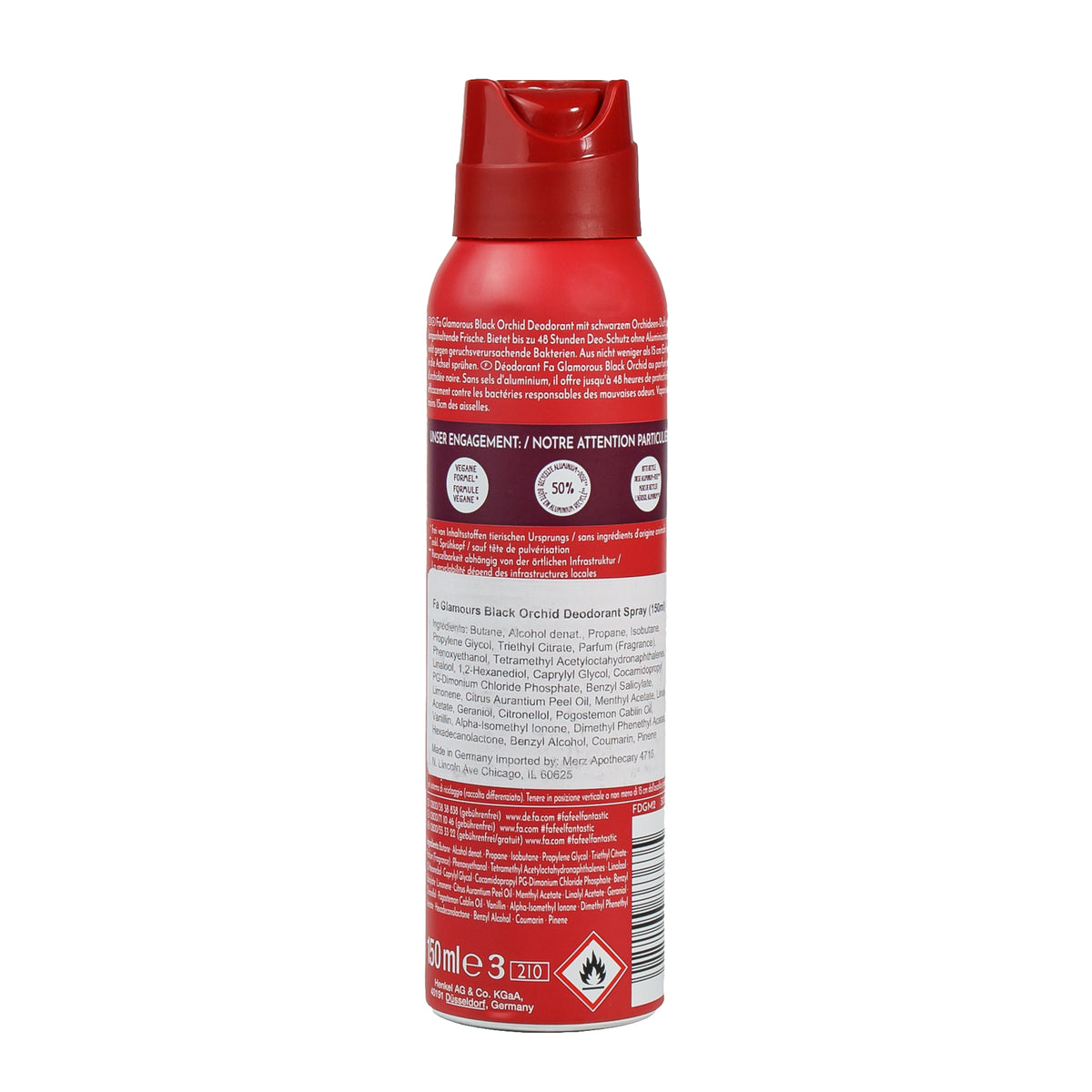 Alternate image of Fa Glamorous Black Orchid Spray Deodorant