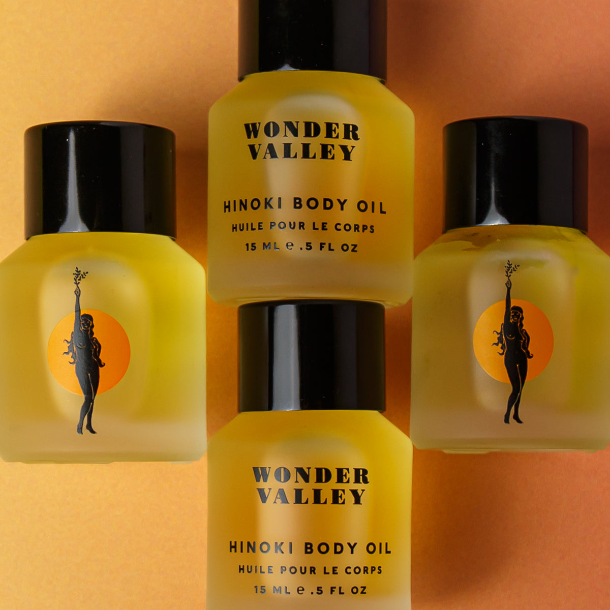 Primary Image of Mini Body Oil GWP, small yellow body oil bottles