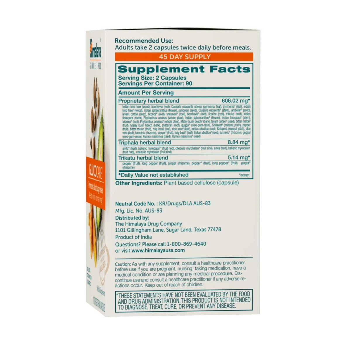 Alternate image of Himalaya GlucoCare Econo Vcaps