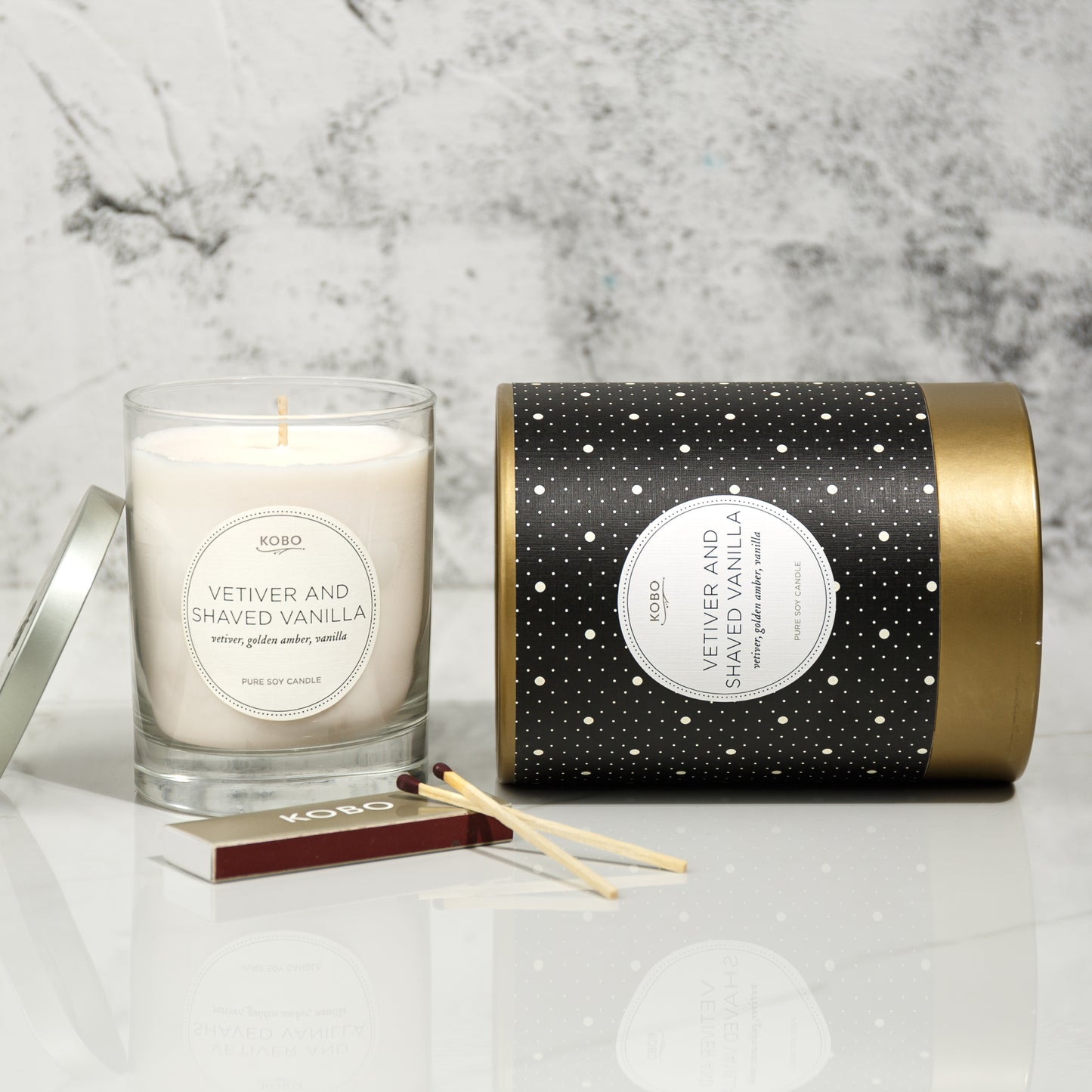 Primary Image of Vetiver + Shaved Vanilla Coterie Candle