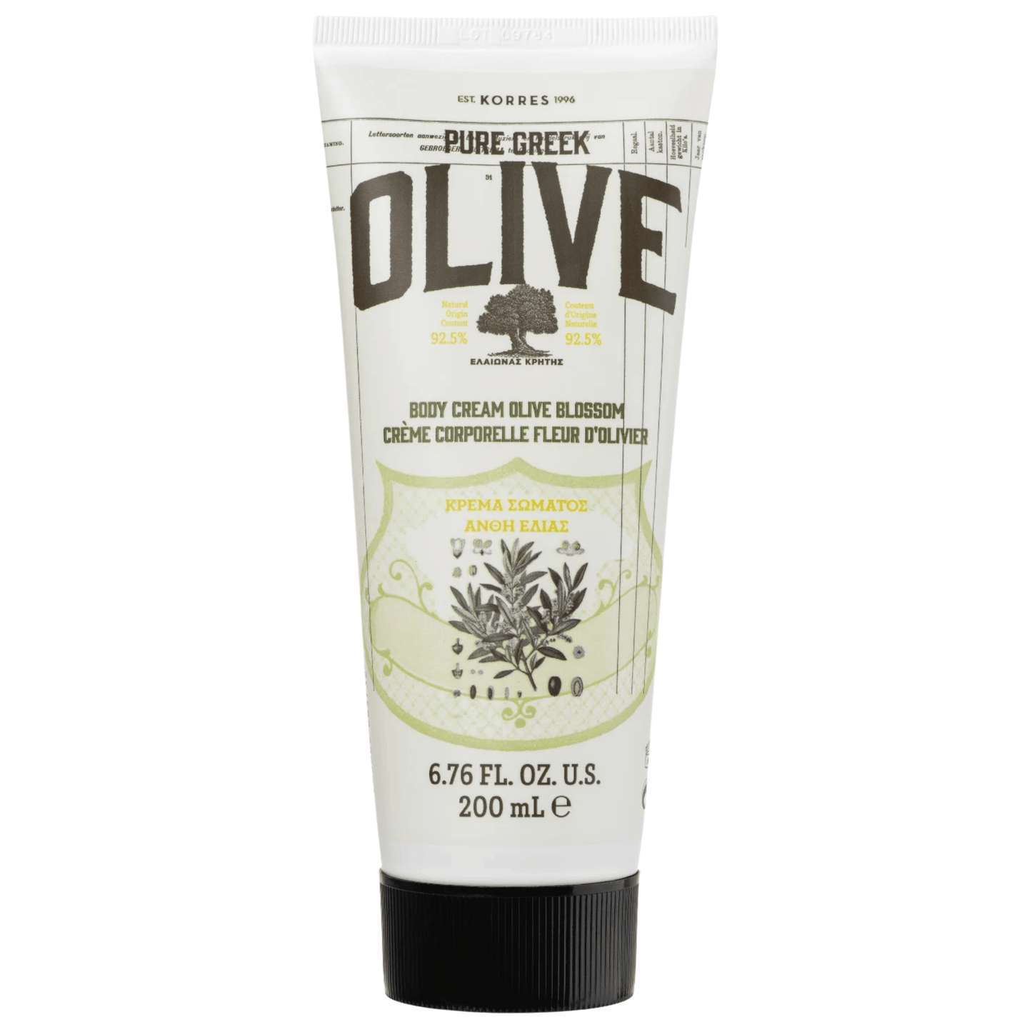 Primary image of KORRES Pure Greek Olive Olive Blossom Body Cream (200 ml)