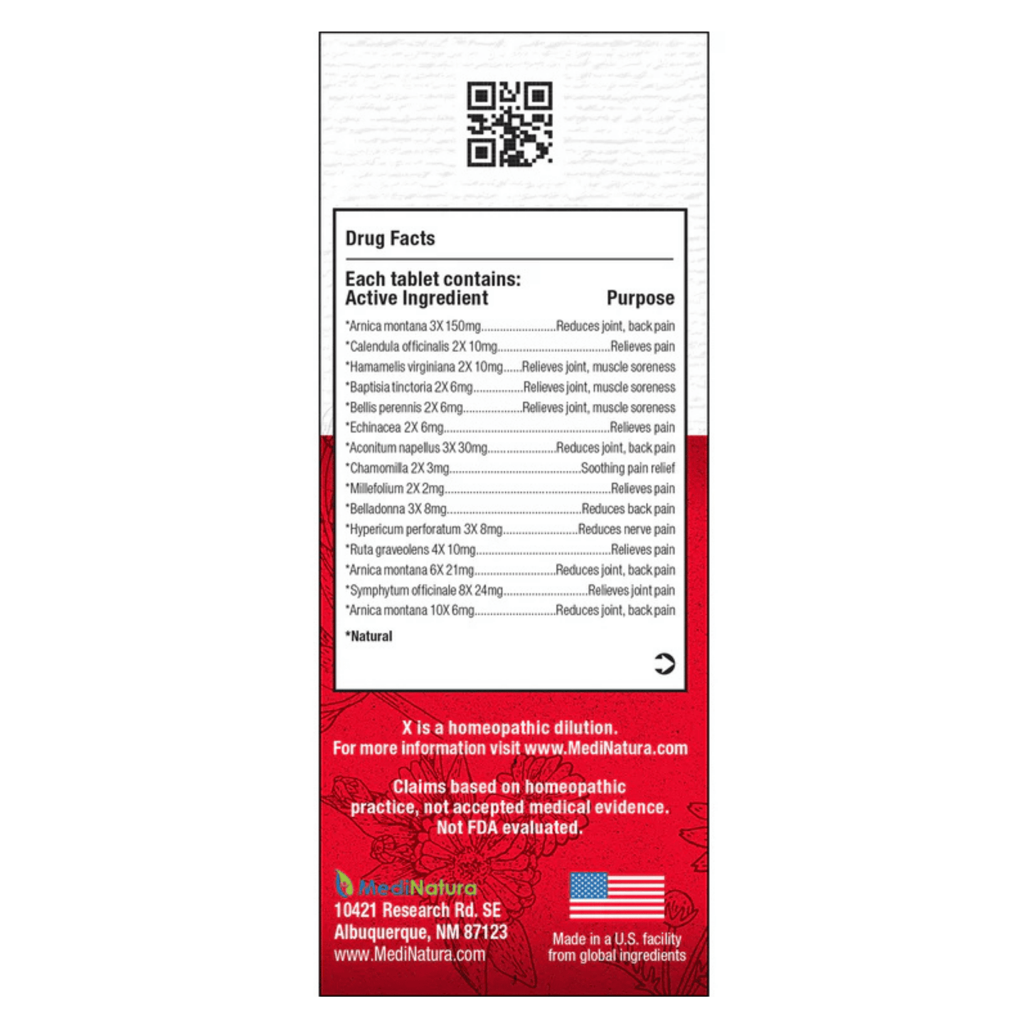 Alternate image of MediNatura T-Relief Tablets