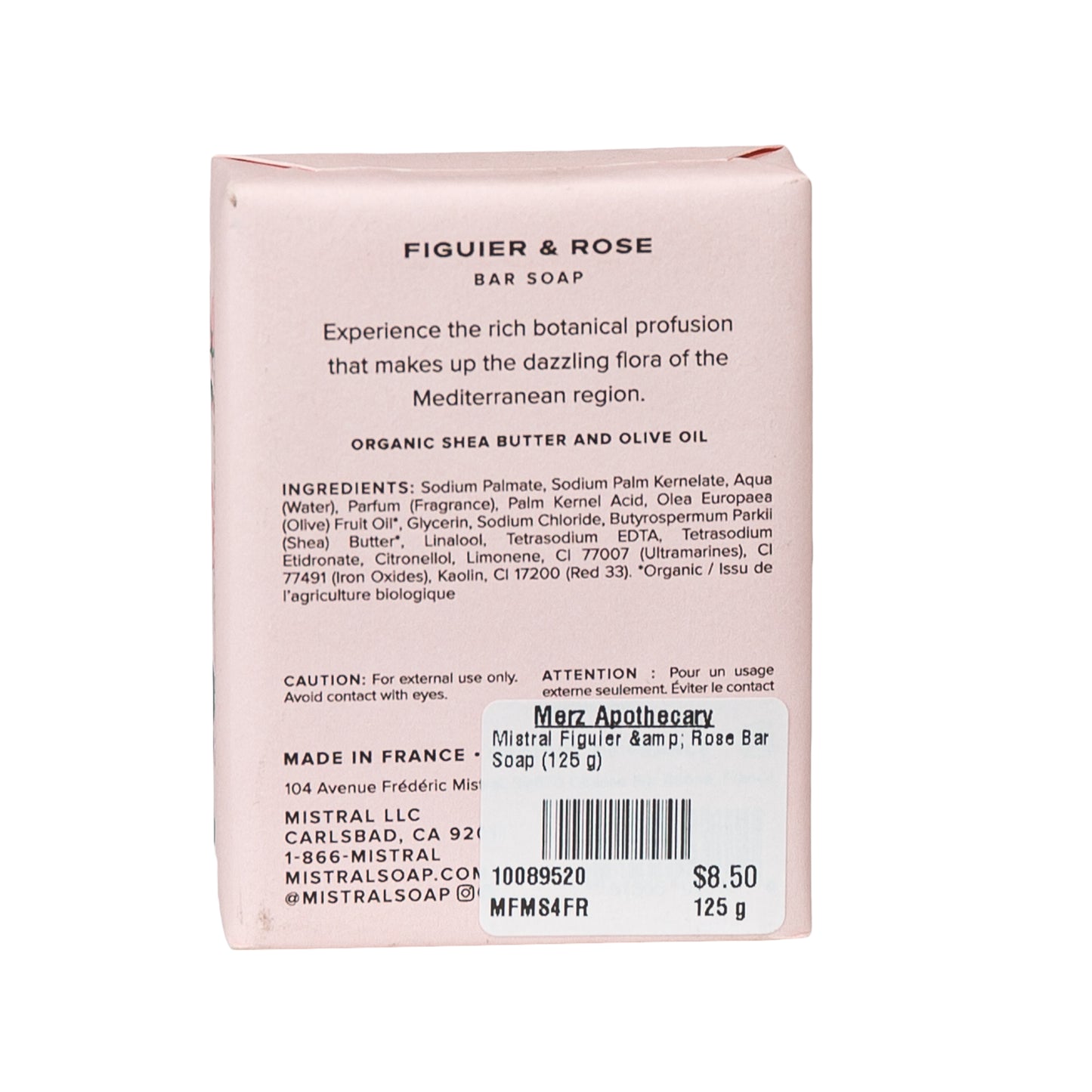 Alternate Image of Figuier & Rose Bar Soap