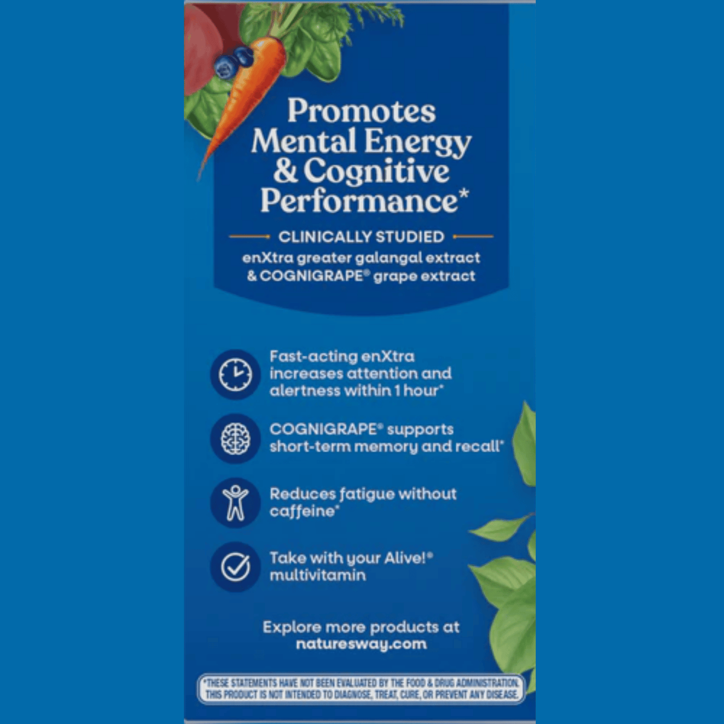 Alternate image of Nature's Way Alive! Cognitive (60 count)
