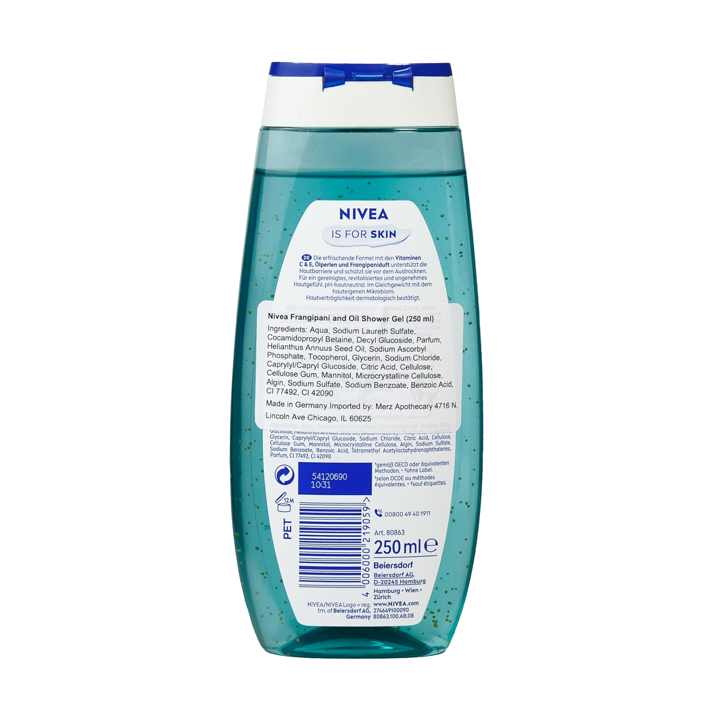 Alternate image of Nivea Frangipani and Oil Shower Gel