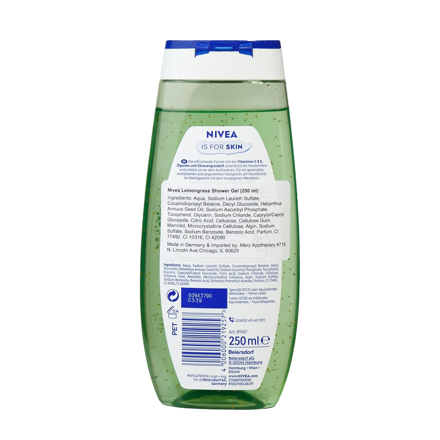 Alternate image of Nivea Lemongrass and Oil Shower Gel
