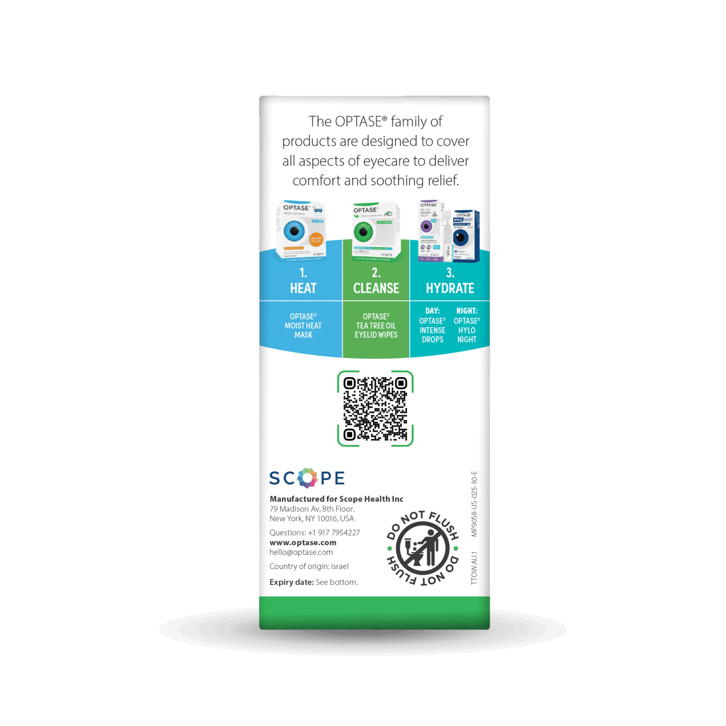 Alternate image of Optase Tea Tree Oil Eyelid Cleansing Wipes (30 count)