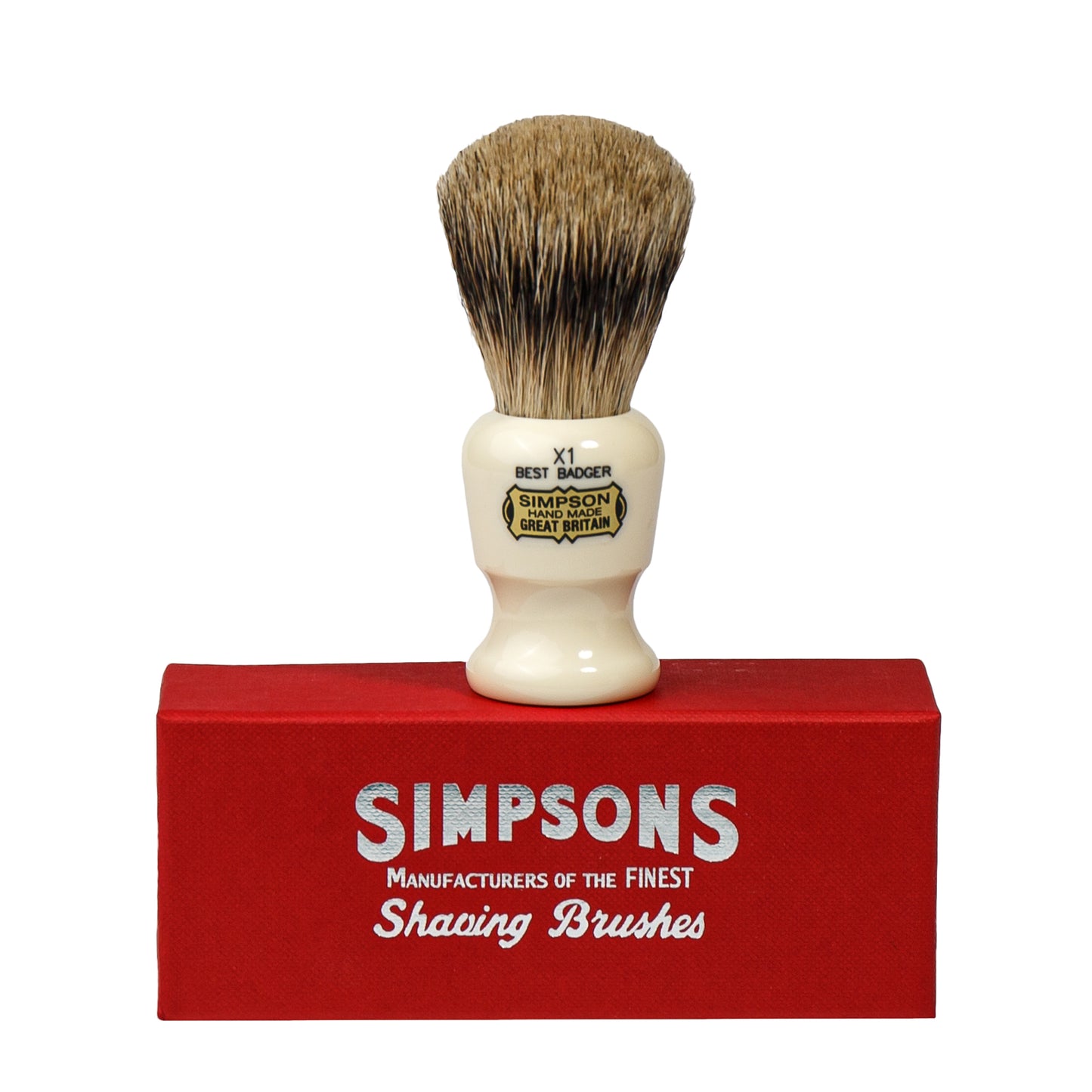 Primary Image of X1 'Commodore' Best Badger Shave Brush