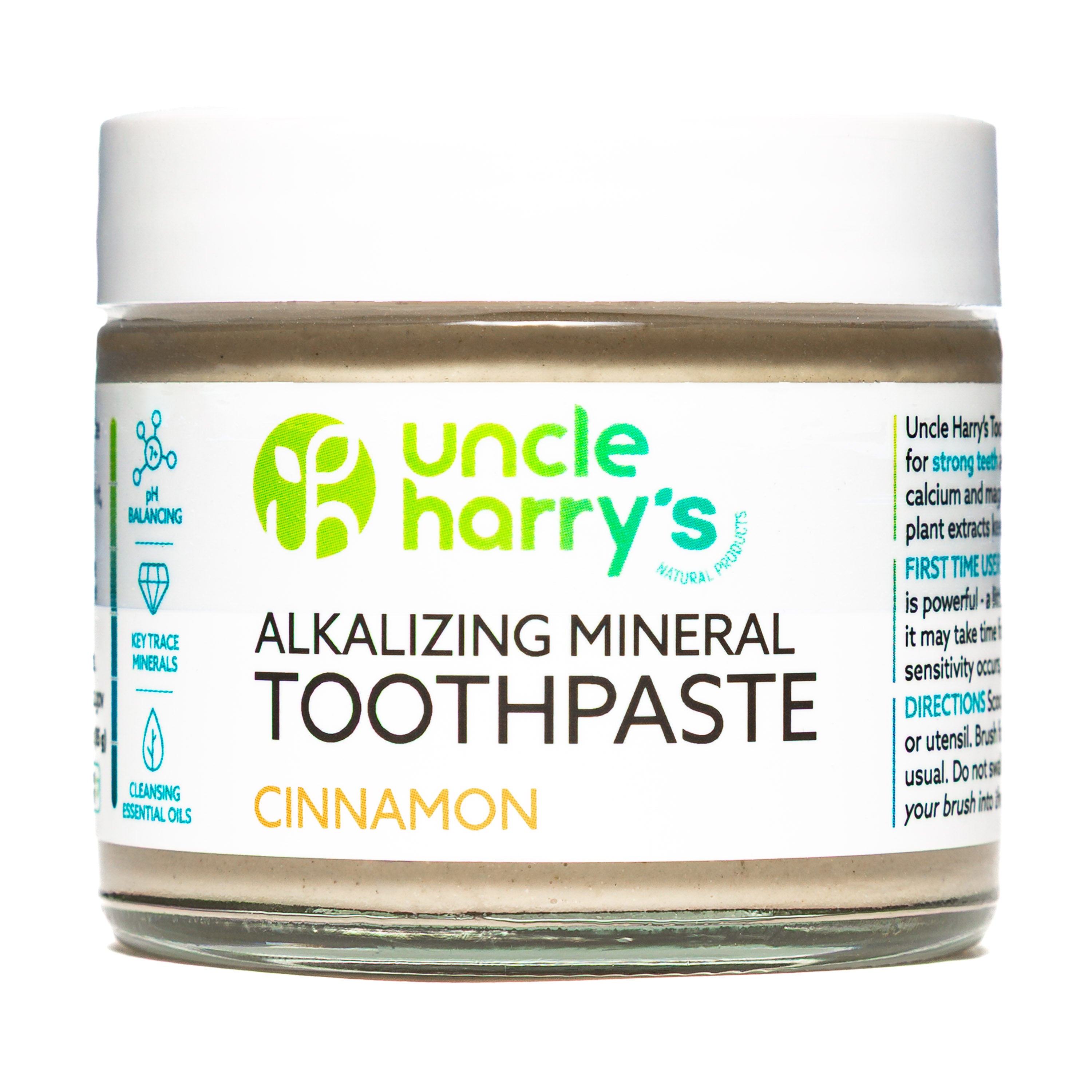 Uncle Harry's Cinnamon Toothpaste | 3 oz | Smallflower