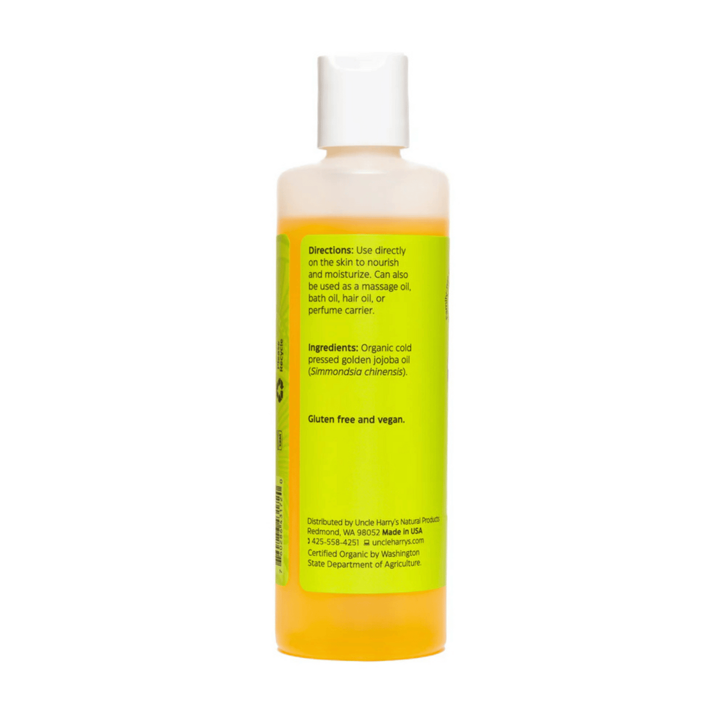 Uncle Harry's Natural Products Organic Jojoba Oil (8 fl oz) #10089559