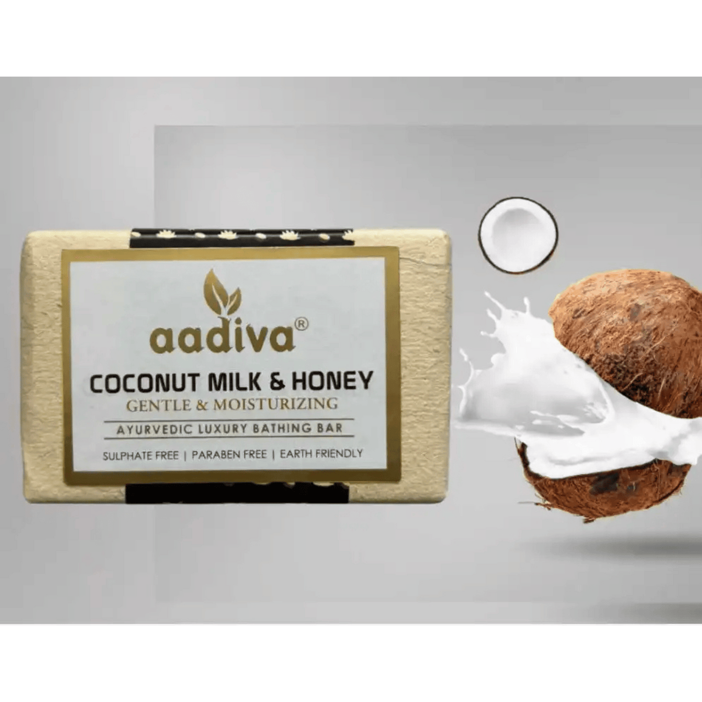 Alternate Image of Aadiva Coconut Milk and Honey Soap