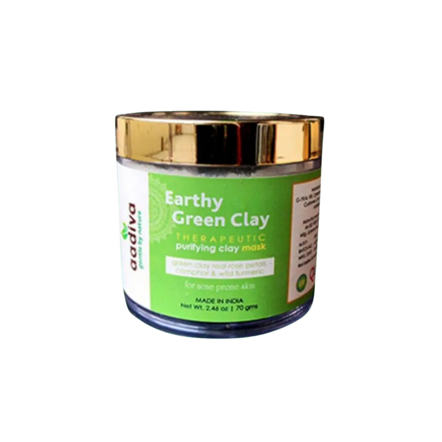 Primary Image of Aadiva Earthy Green Clay Mask