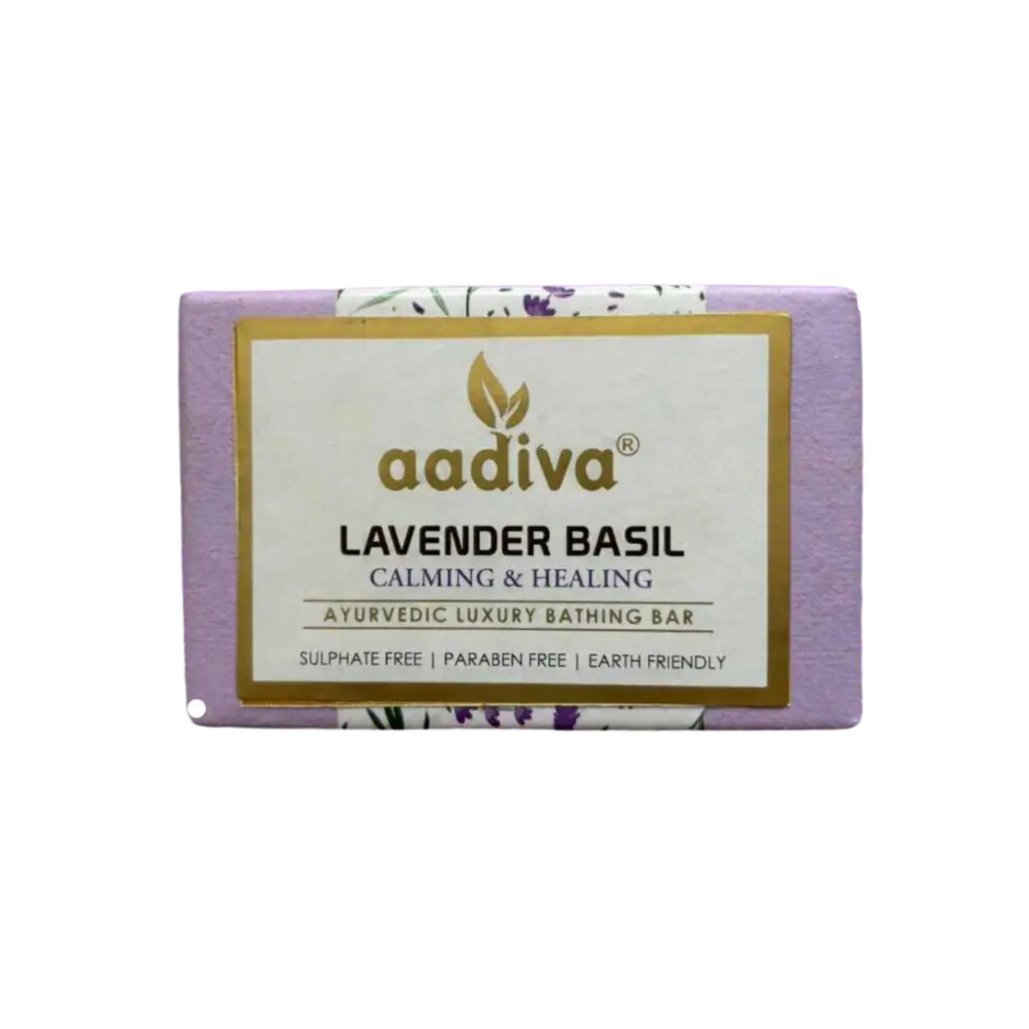 Primary Image of Aadiva Lavender Basil Soap