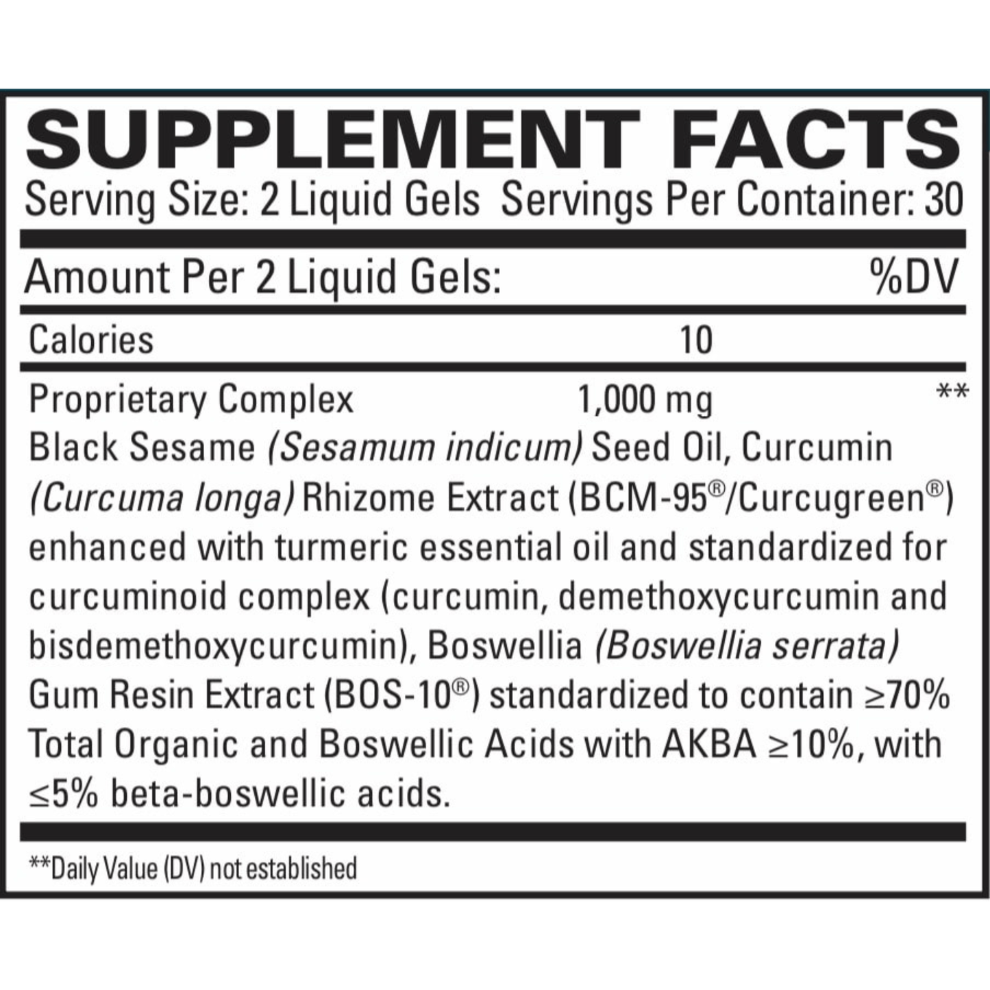 Alternate Image of Acute Pain Relief Liquid Gels Ingredients