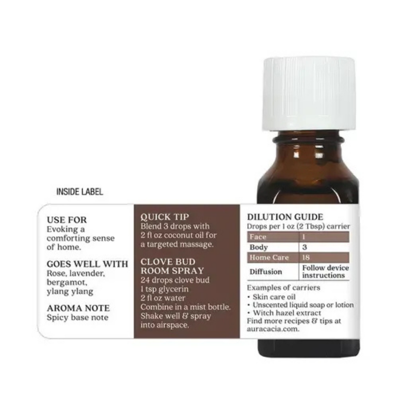 alternate image of aura cacia clove bud essential oil