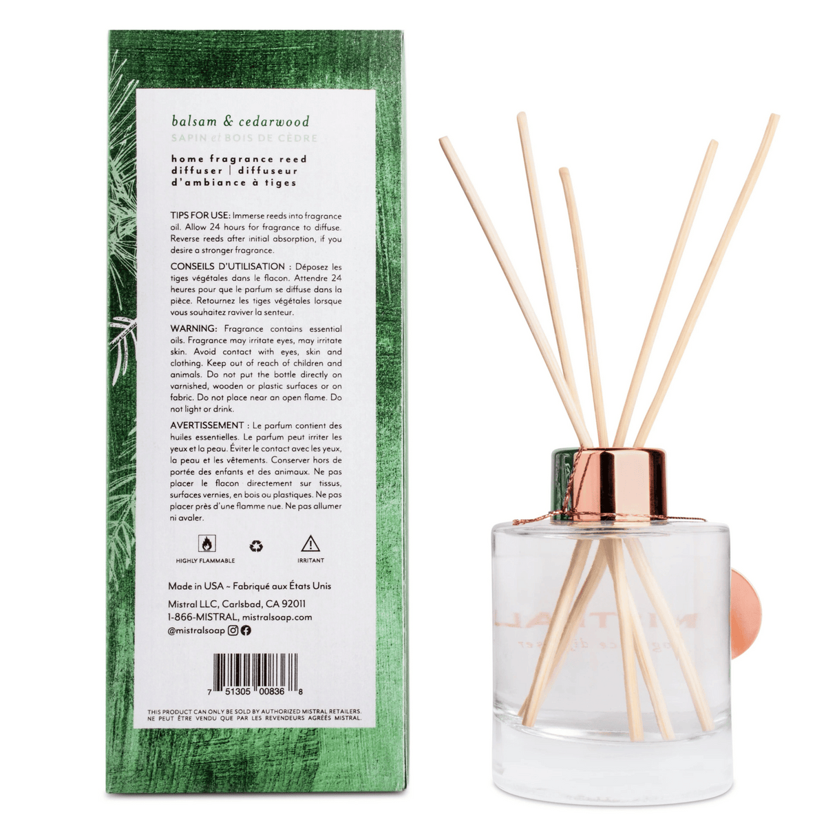 Alternate Image of Balsam and Cedarwood Diffuser
