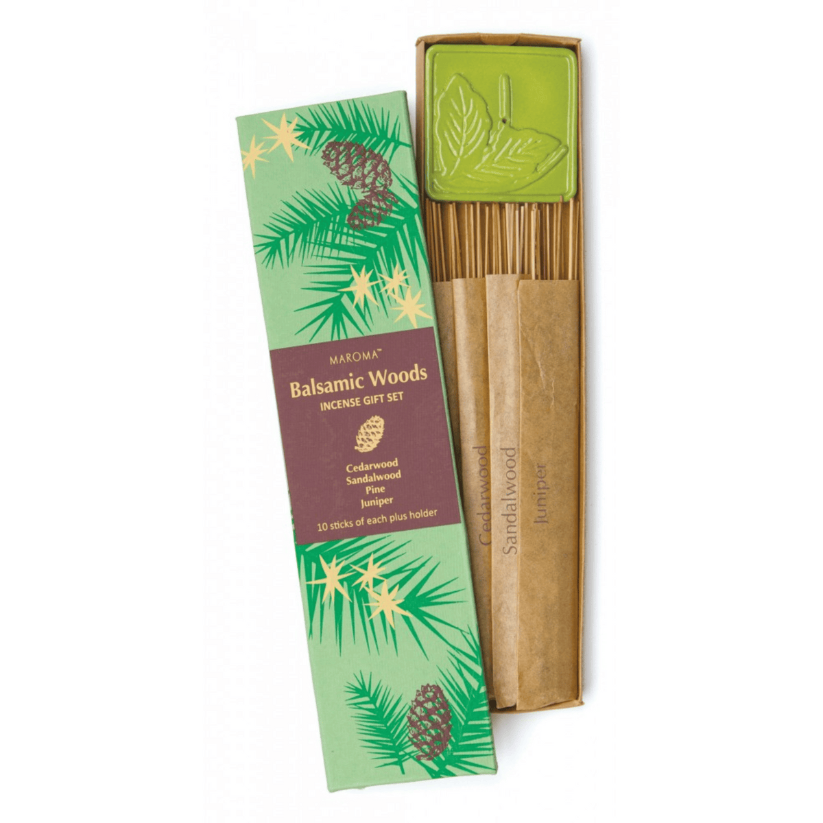 Primary Image of Balsamic Woods Incense Collection with Holder