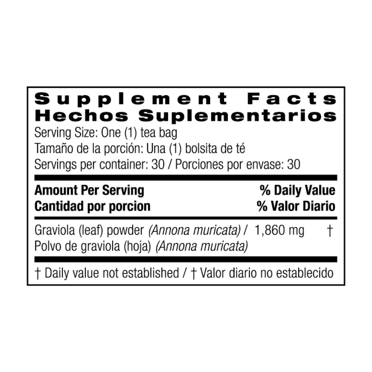 Alternate Image of Graviola (Soursop) Tea Bags