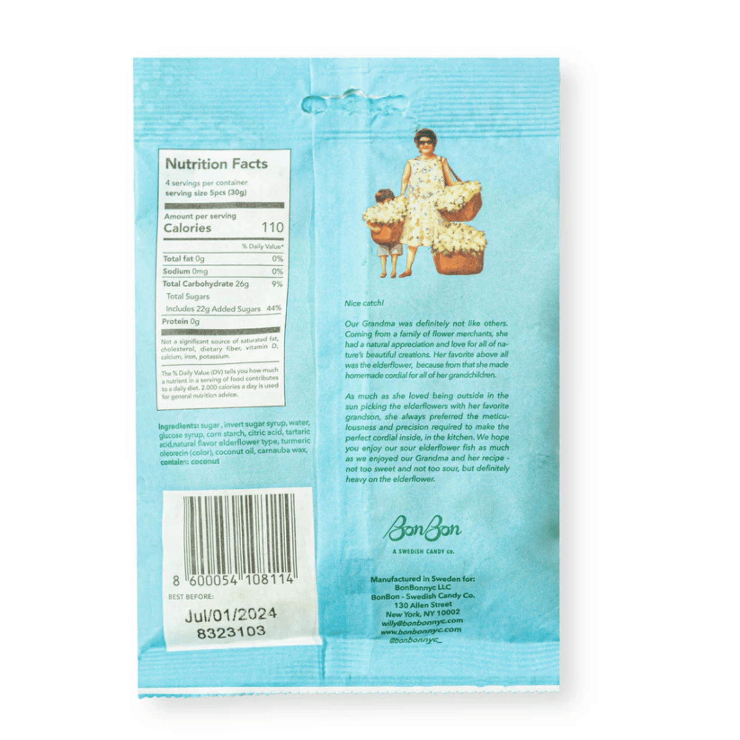 Alternate Image of Sour Elderflower Fish Gummies