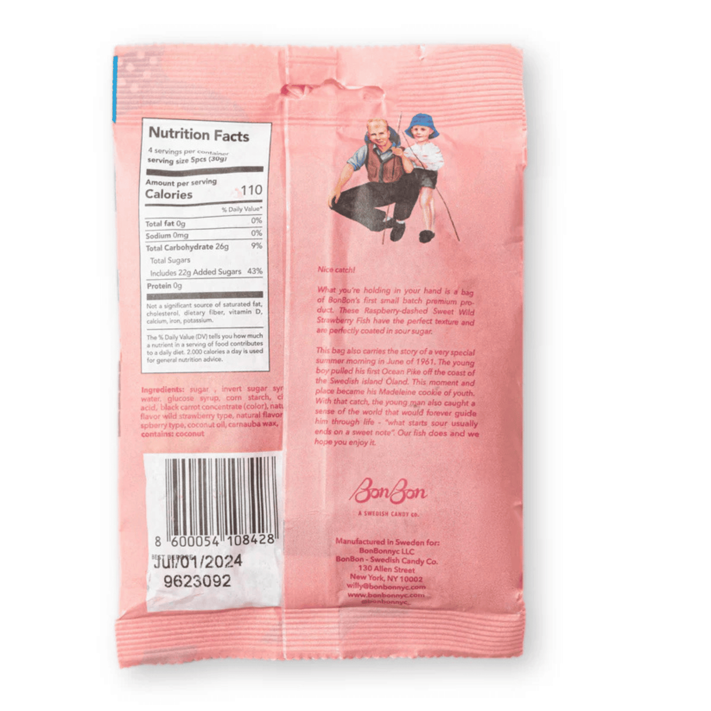 Alternate Image of Sweet Wild Strawberry Fish Gummies