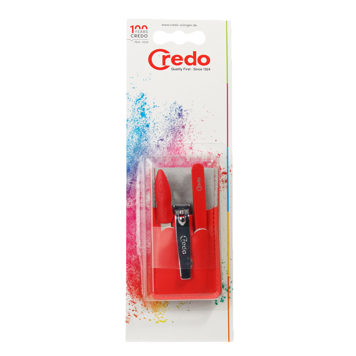 Primary Image of Credo Travel Manicure Set Red