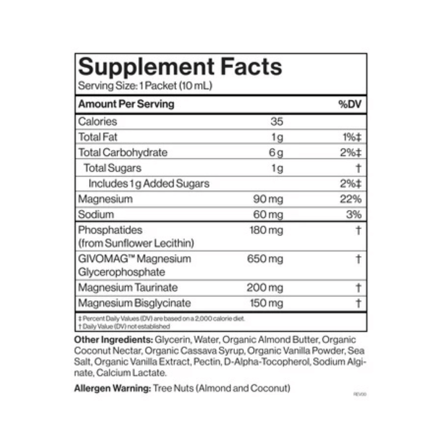 Alternate Image of Magnesium Complex Pack, ingredients