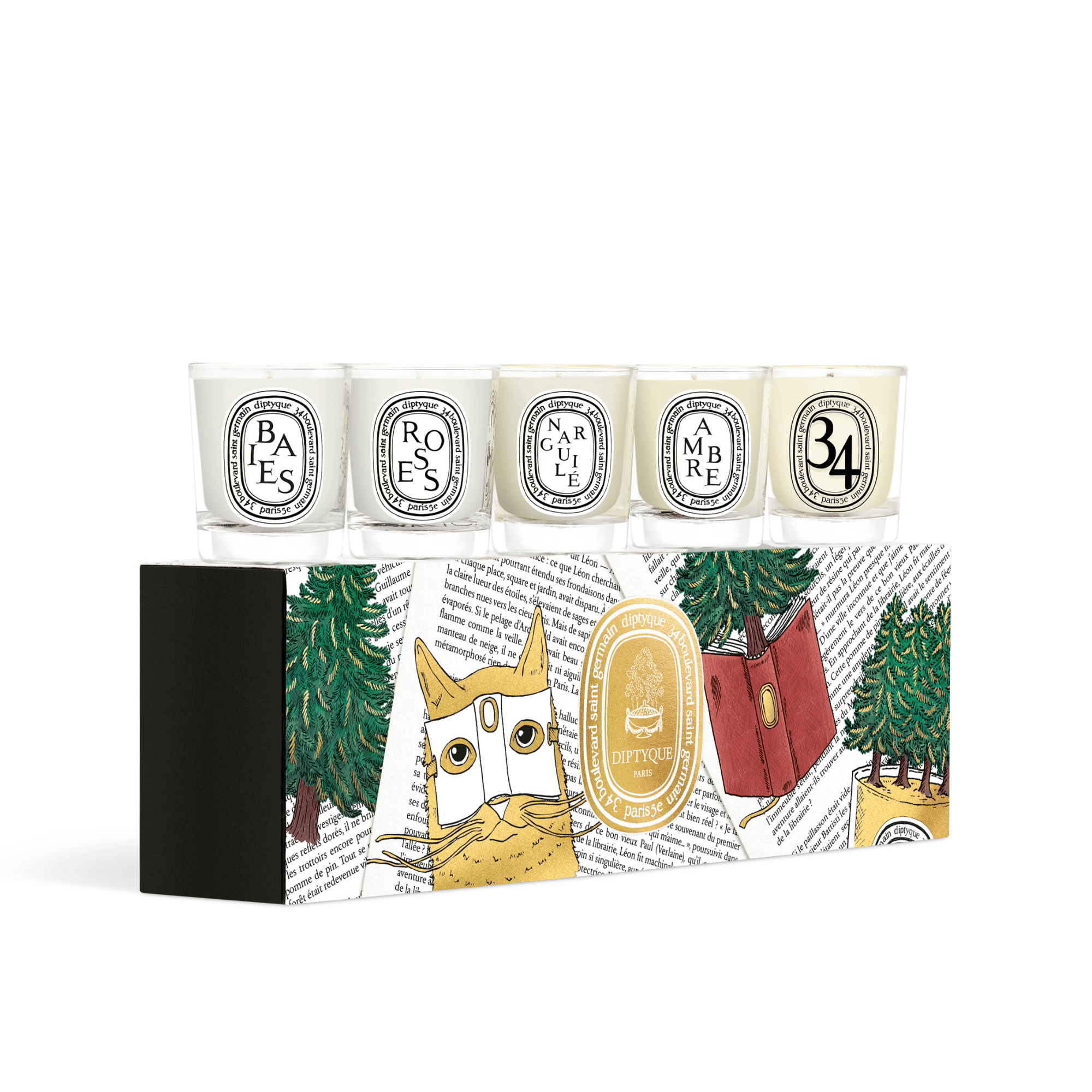 オードパルファンパレット2025セット Diptyque 5ml x 5本 diptyque Paris 2025 Limited Edition Core Candle Set (5 piece
