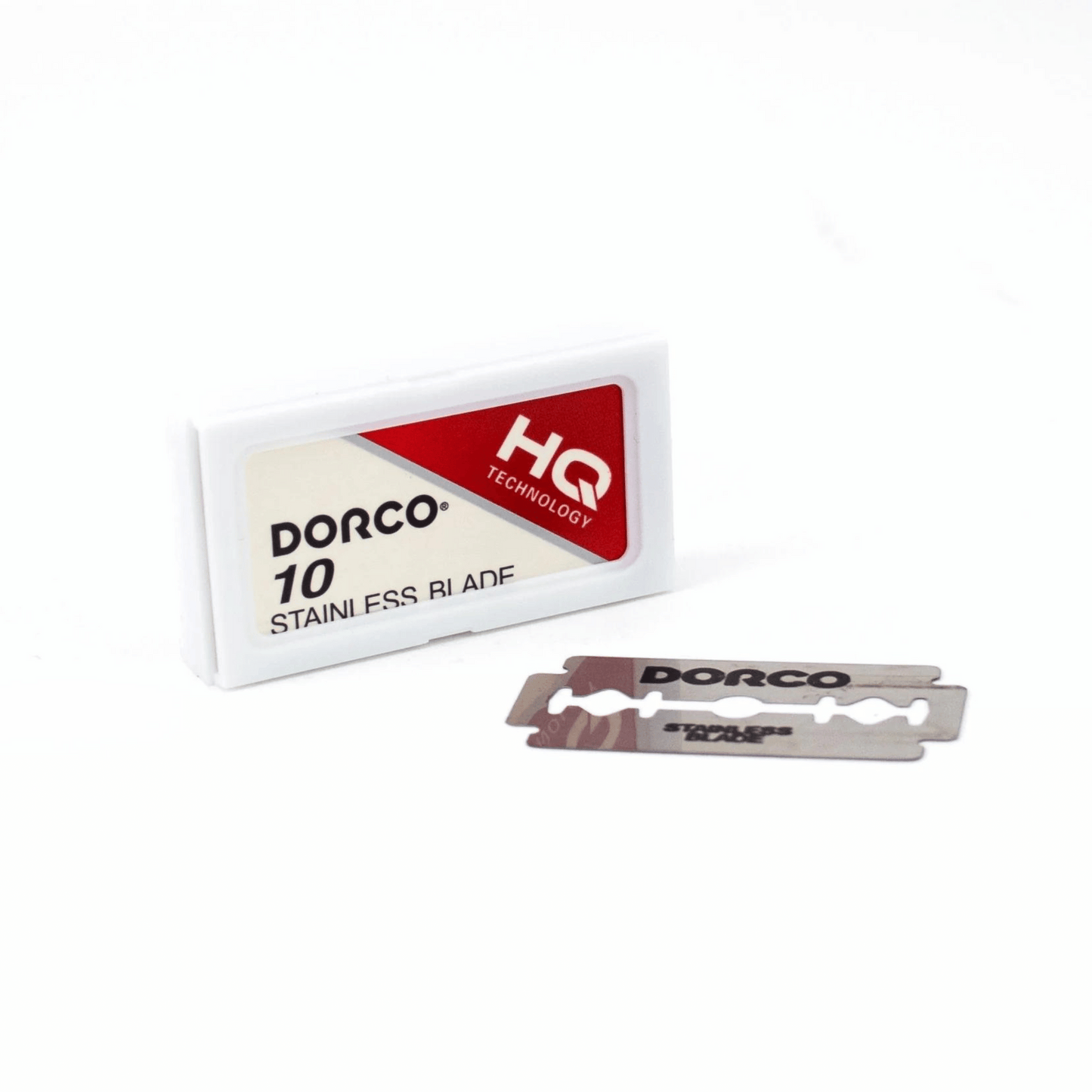 Dorco Stainless Double Edge Blades (Red/White) (10 count) #10069708