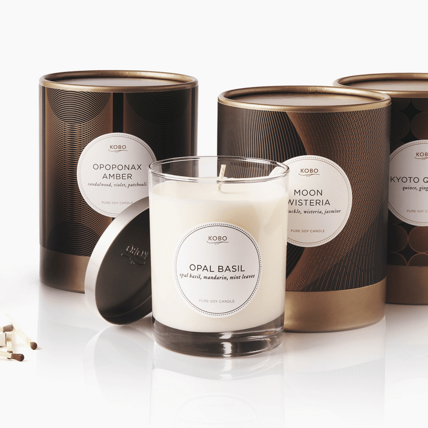 Alternate Image of Opal Basil Filament Candle