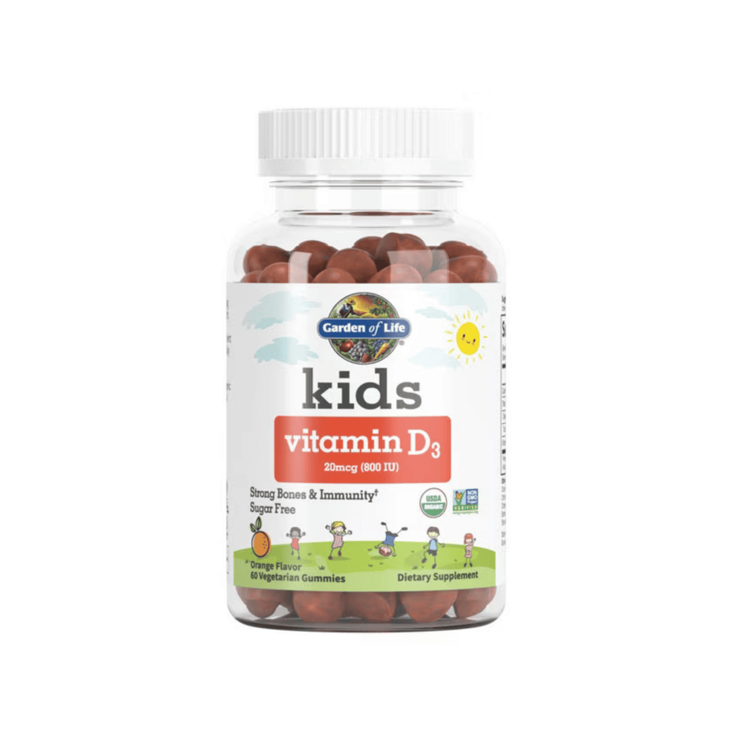 Primary Image of Kids Organic Vitamin D3 Gummy - Orange