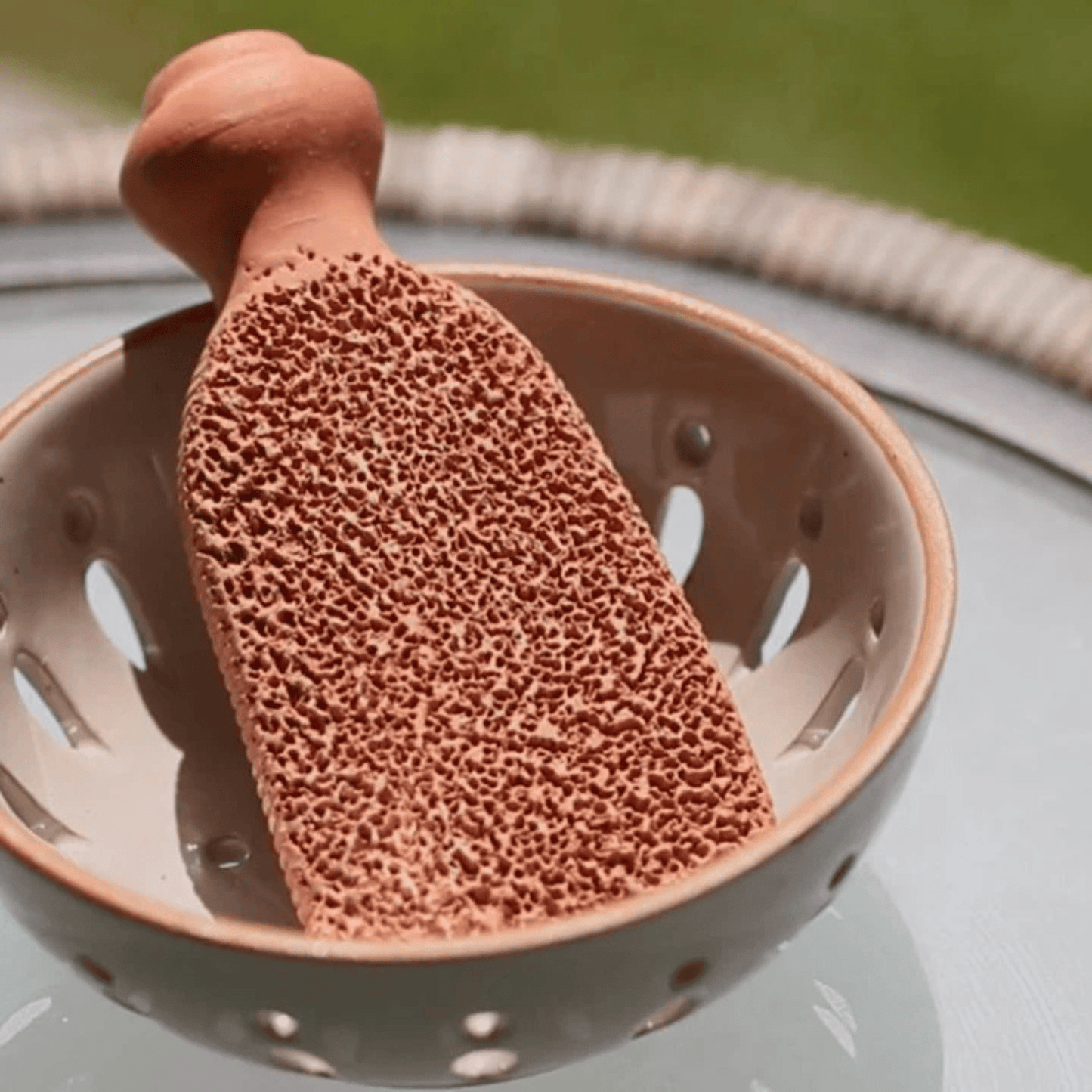 Alternate Image of Terra Cotta Foot Scrubber