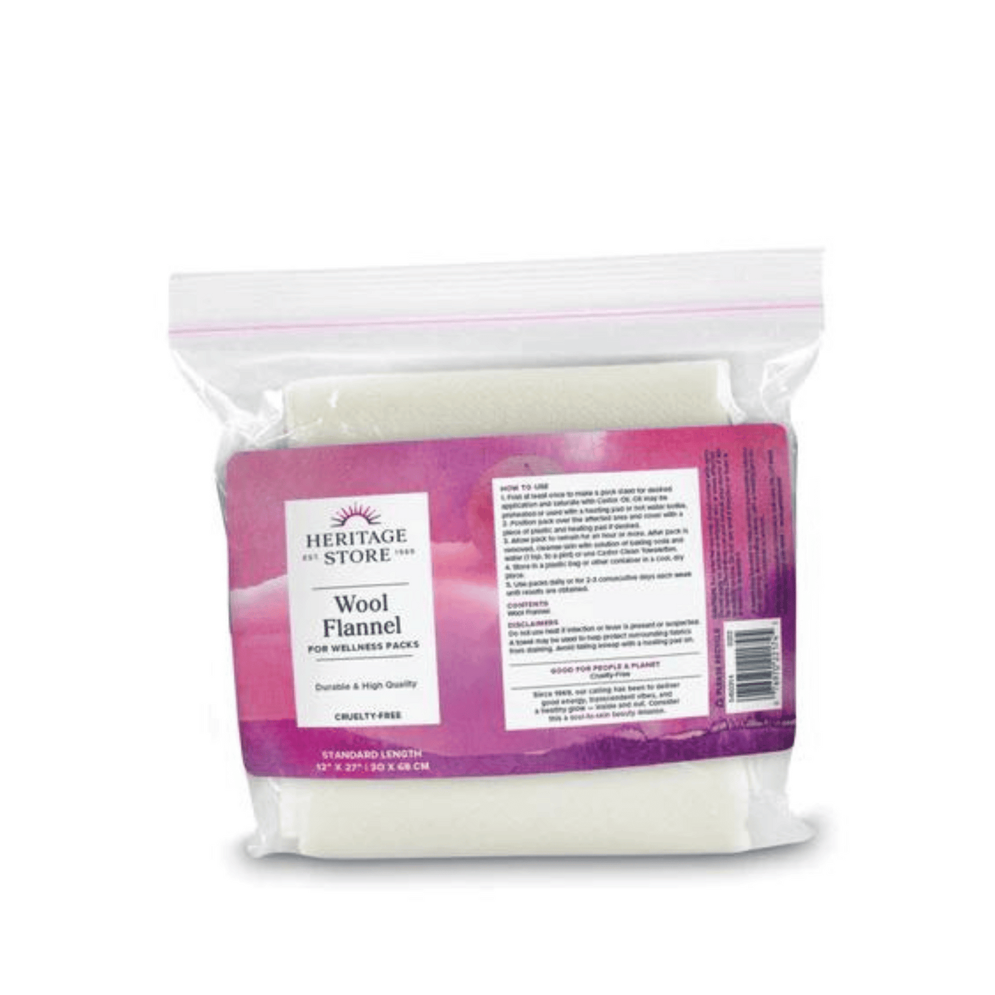 Heritage Store Wool Flannel Cloth #17609