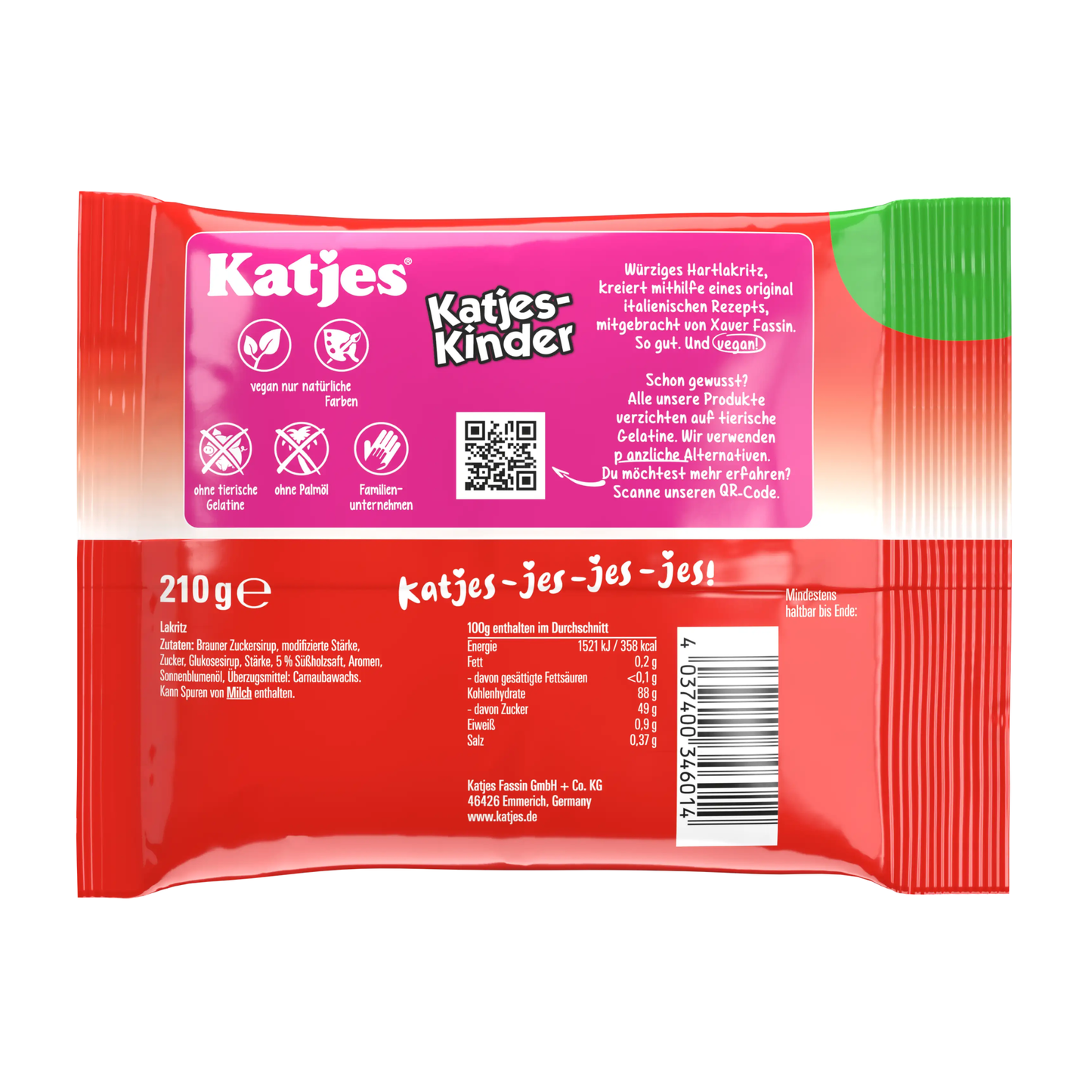 Alternate Image of Licorice Cat-Shaped Drops, red bag of candy