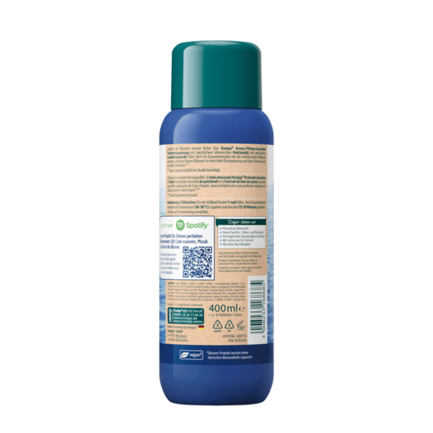 Alternate Image of Patchouli & Sandalwood Deep Relaxation Aroma Care Bubble Bath