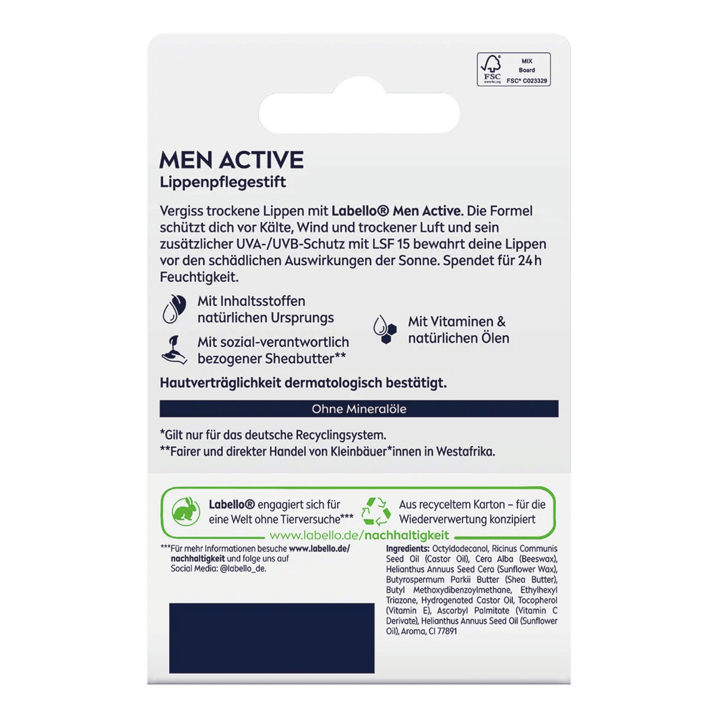 Alternate Image of Men Active Lip Balm