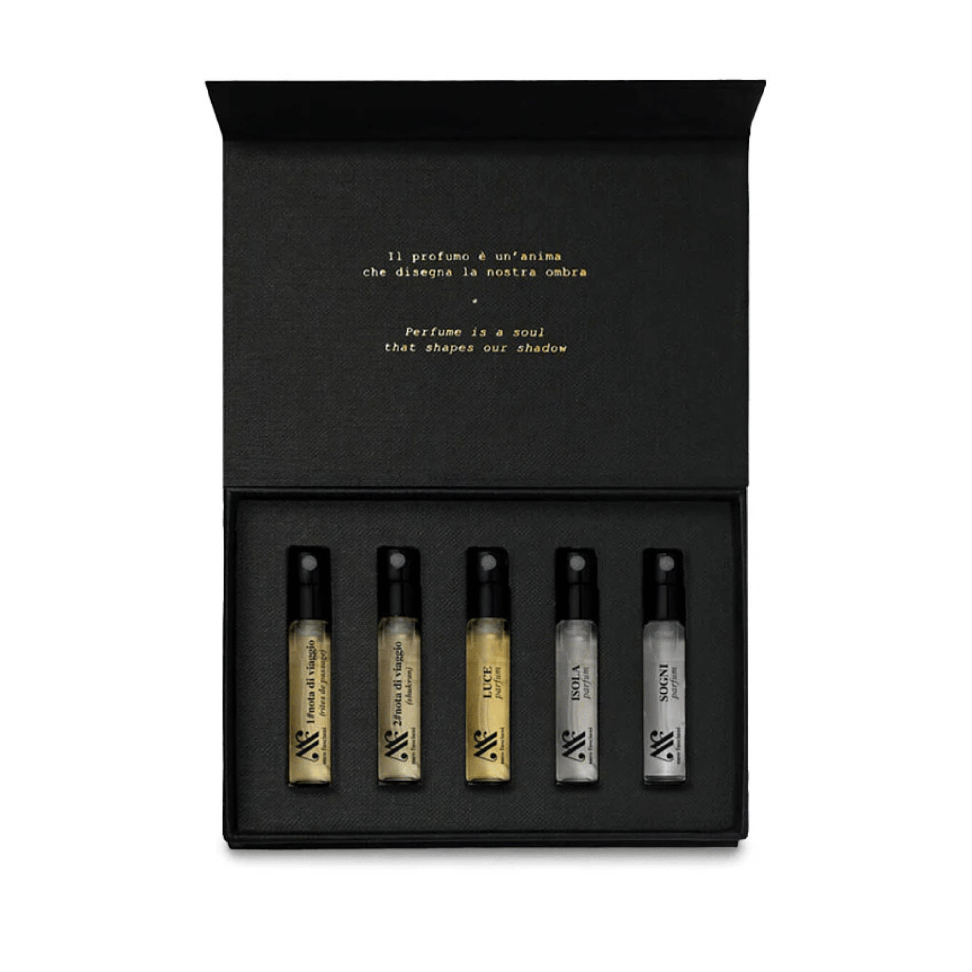 トライアルセット・サンプル MEO FUSCIUNI Discovery Set 5 x 2.5 ml Meo Fusciuni Luminoso Discovery Set (5 x 2.5ml) #10091178