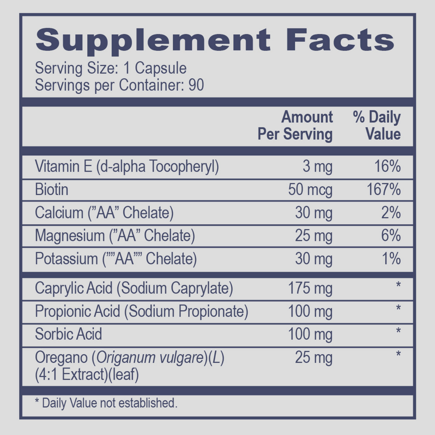 Professional Health Products Mycostat Complex (90 count) #13142