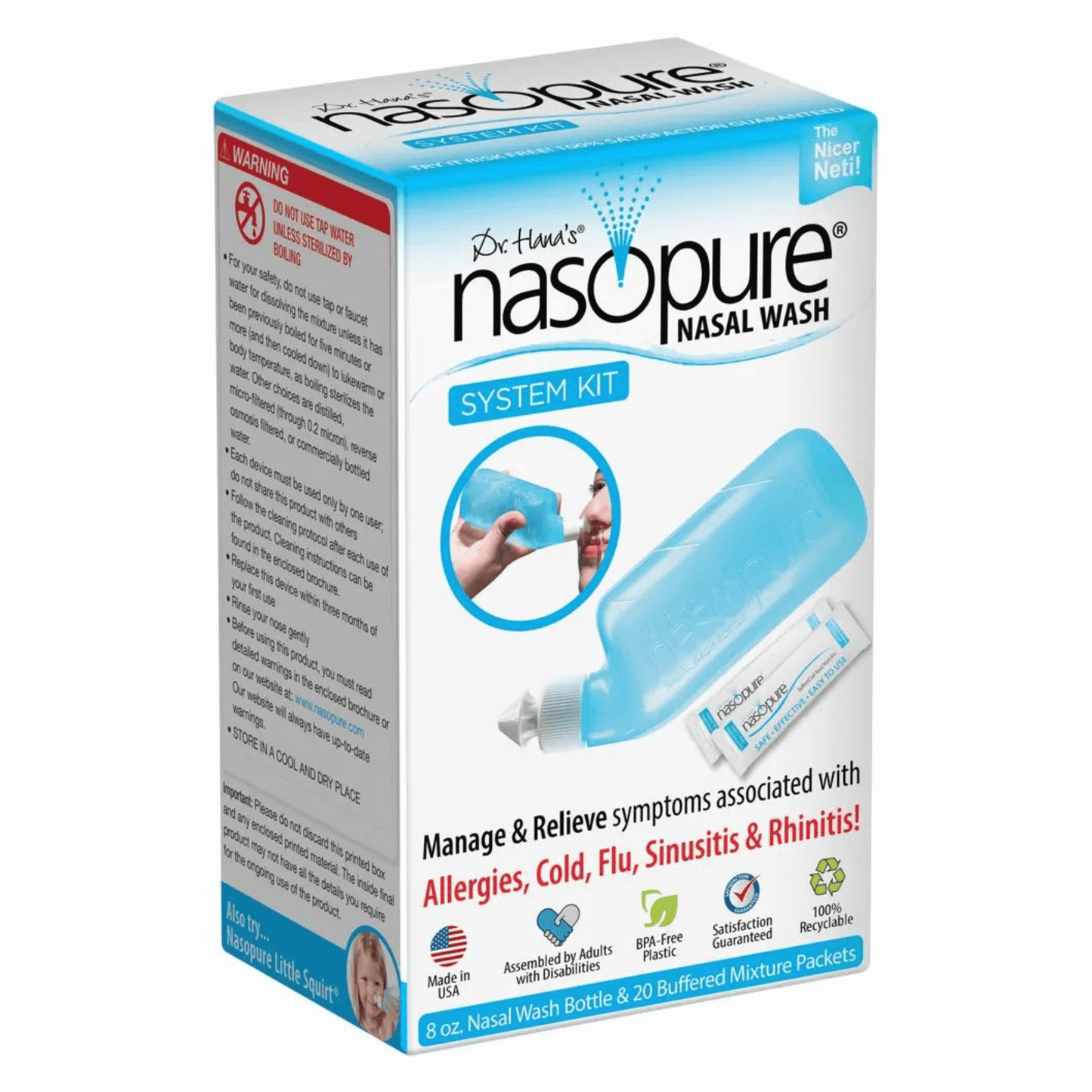 Nasopure System Kit (8 oz bottle) #31537