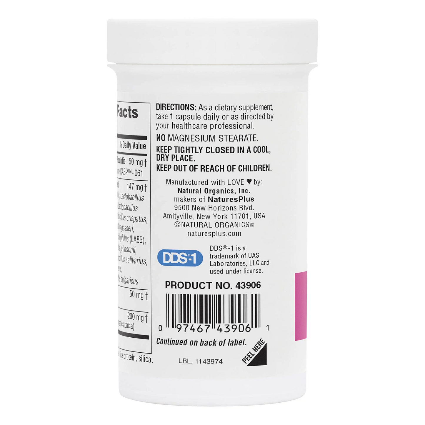 alternate image of nature's plus women's GI natural probiotic