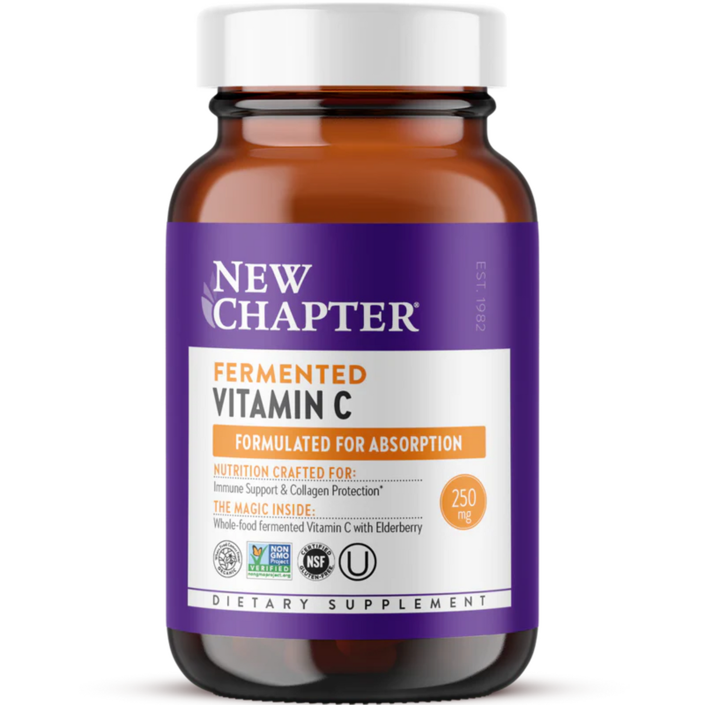 primary image of the new chapter fermented vitamin c tablets