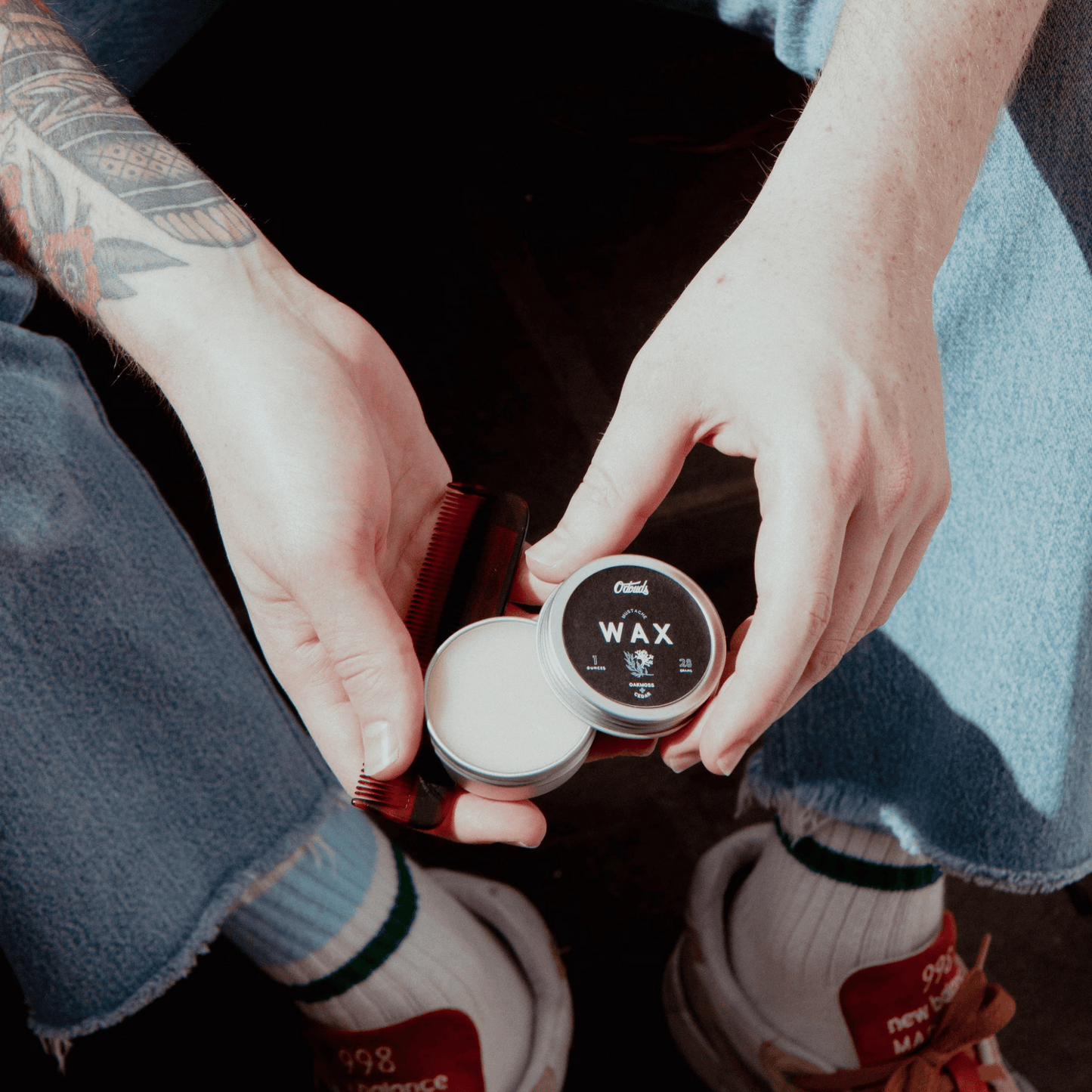 Alternate Image of Oakmoss & Cedar Mustache Wax