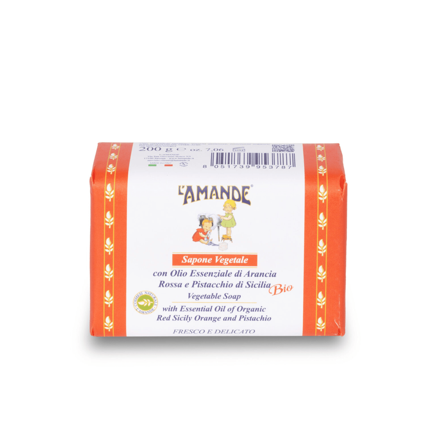 Primary Image of Blood Orange and Sicilian Pistachio Soap