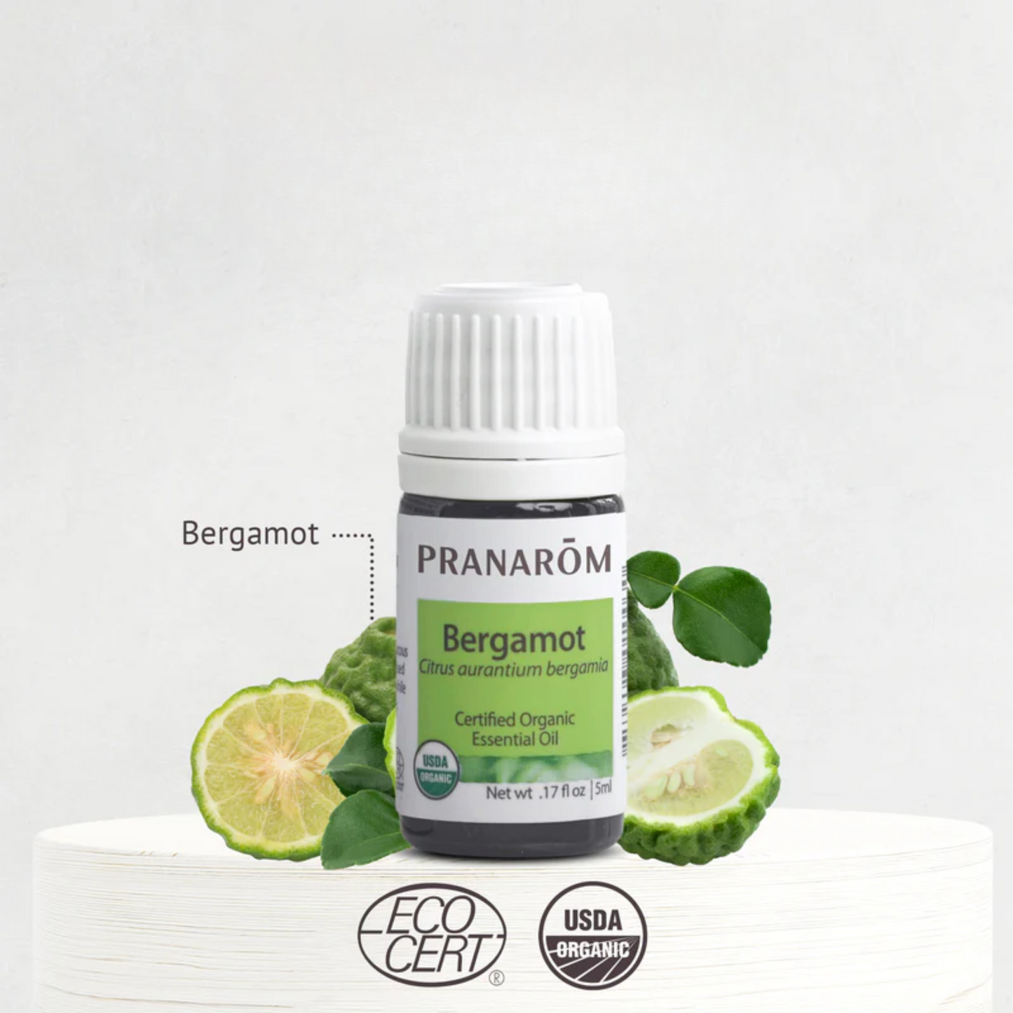 alternate image of pranarom bergamot essential oil