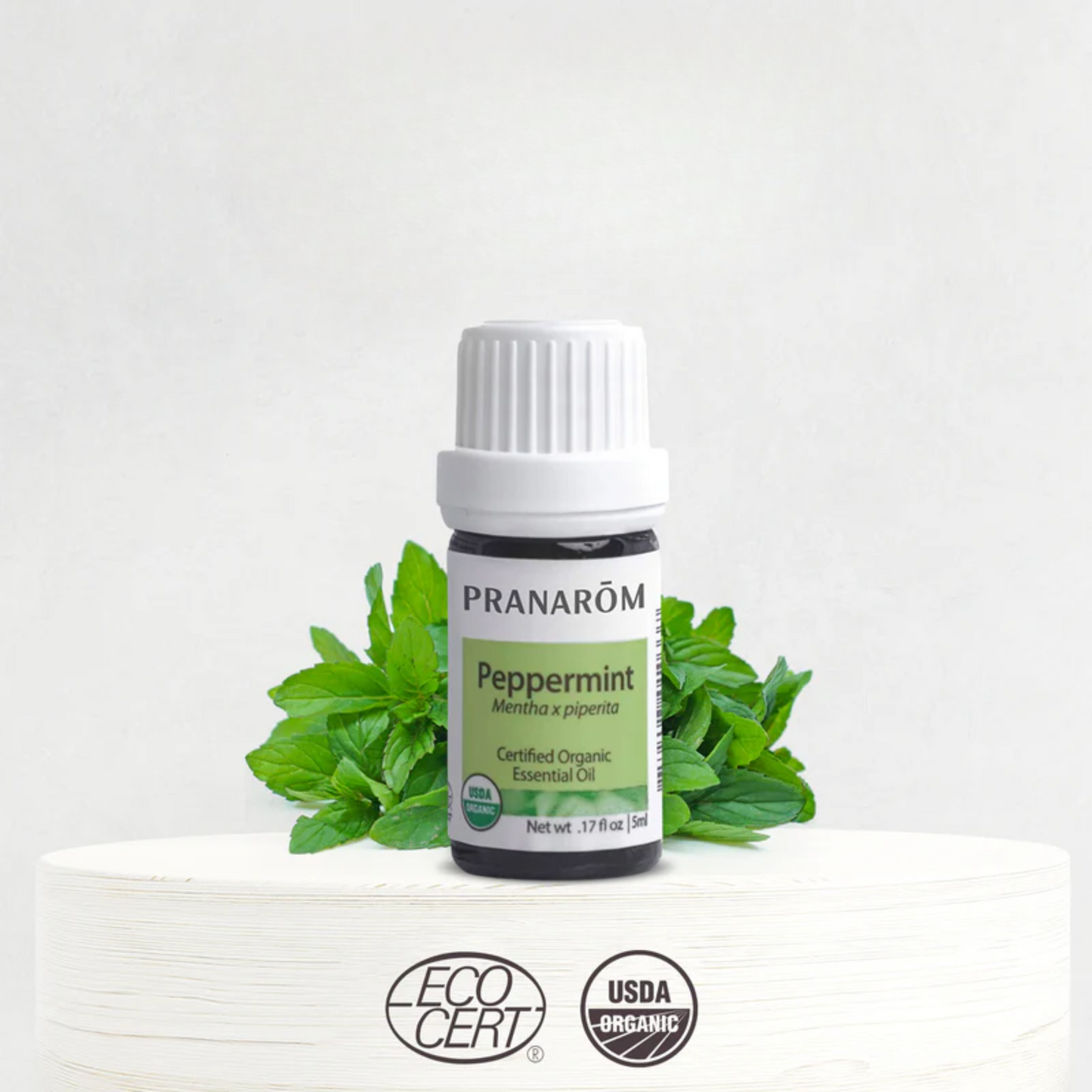 alternate image of pranarom peppermint essential oil