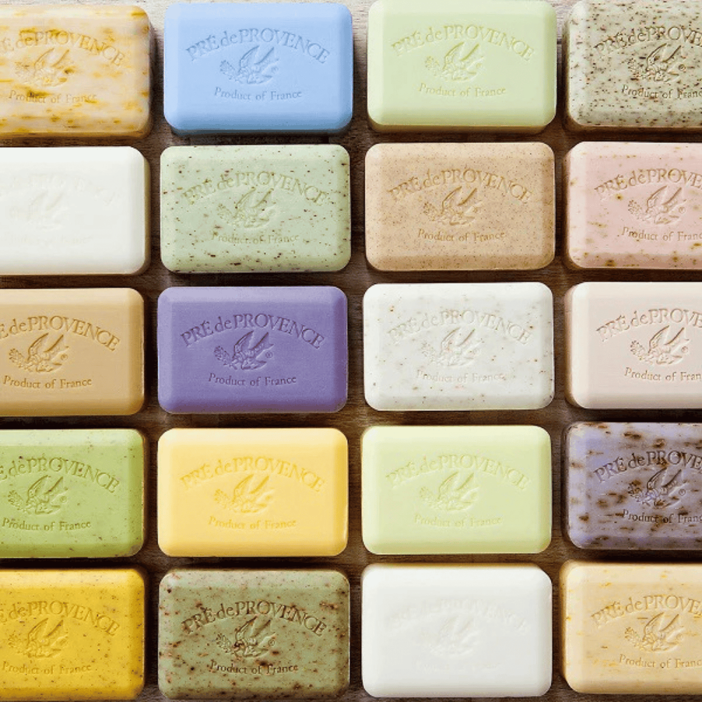 Alternate Image of Pre de Provence Bar Soap, grid arrangement of multi-colored bar soaps