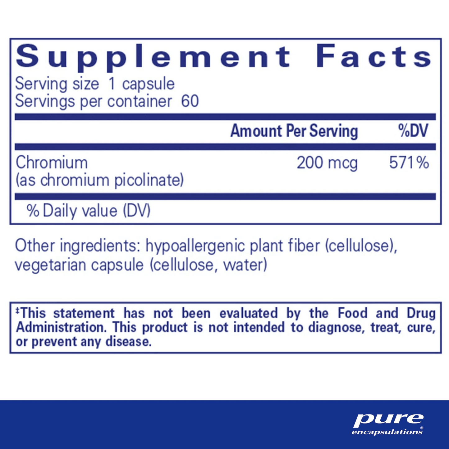 Alternate Image of Chromium Picolinate 200 mcg Capsules