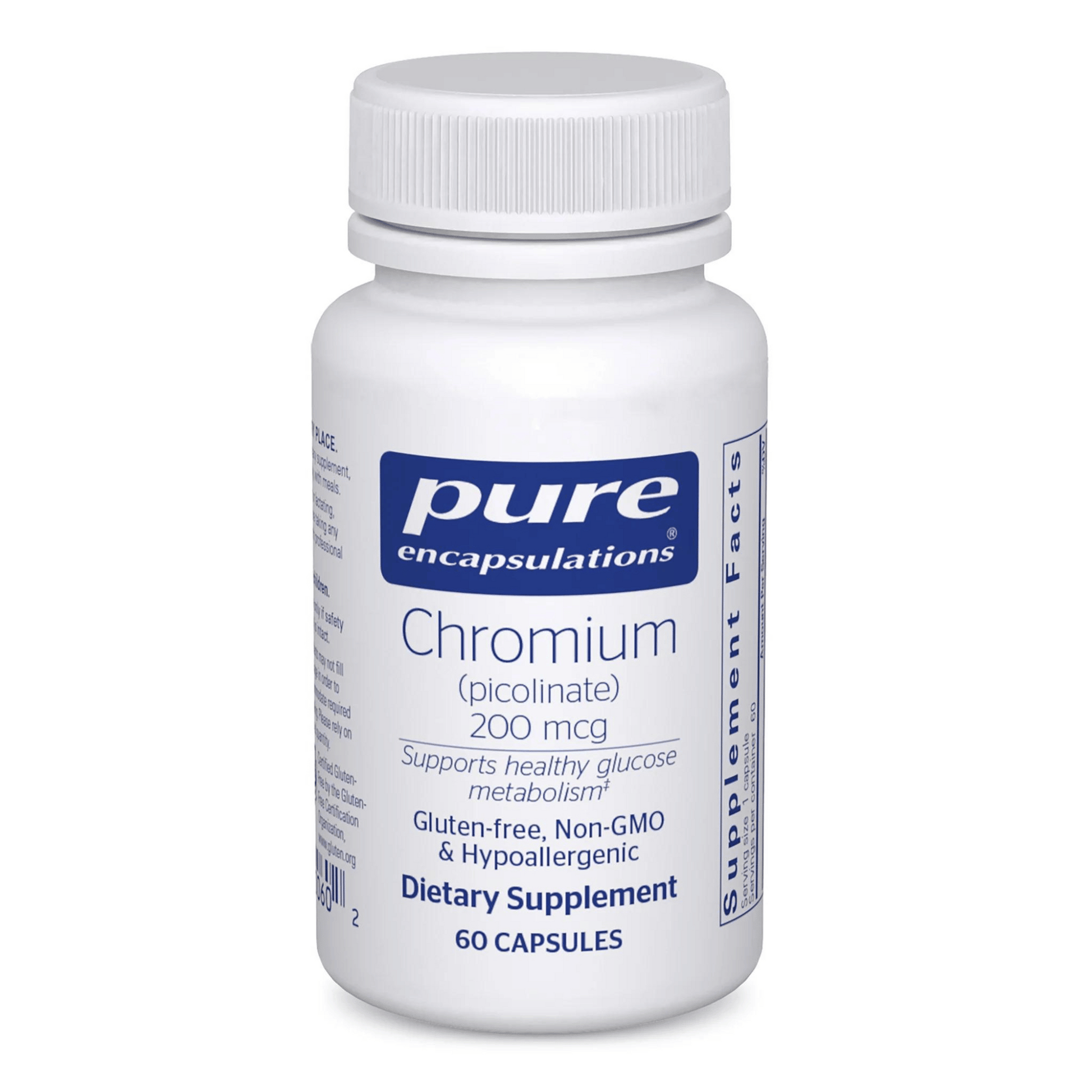 Primary Image of Chromium Picolinate 200 mcg Capsules