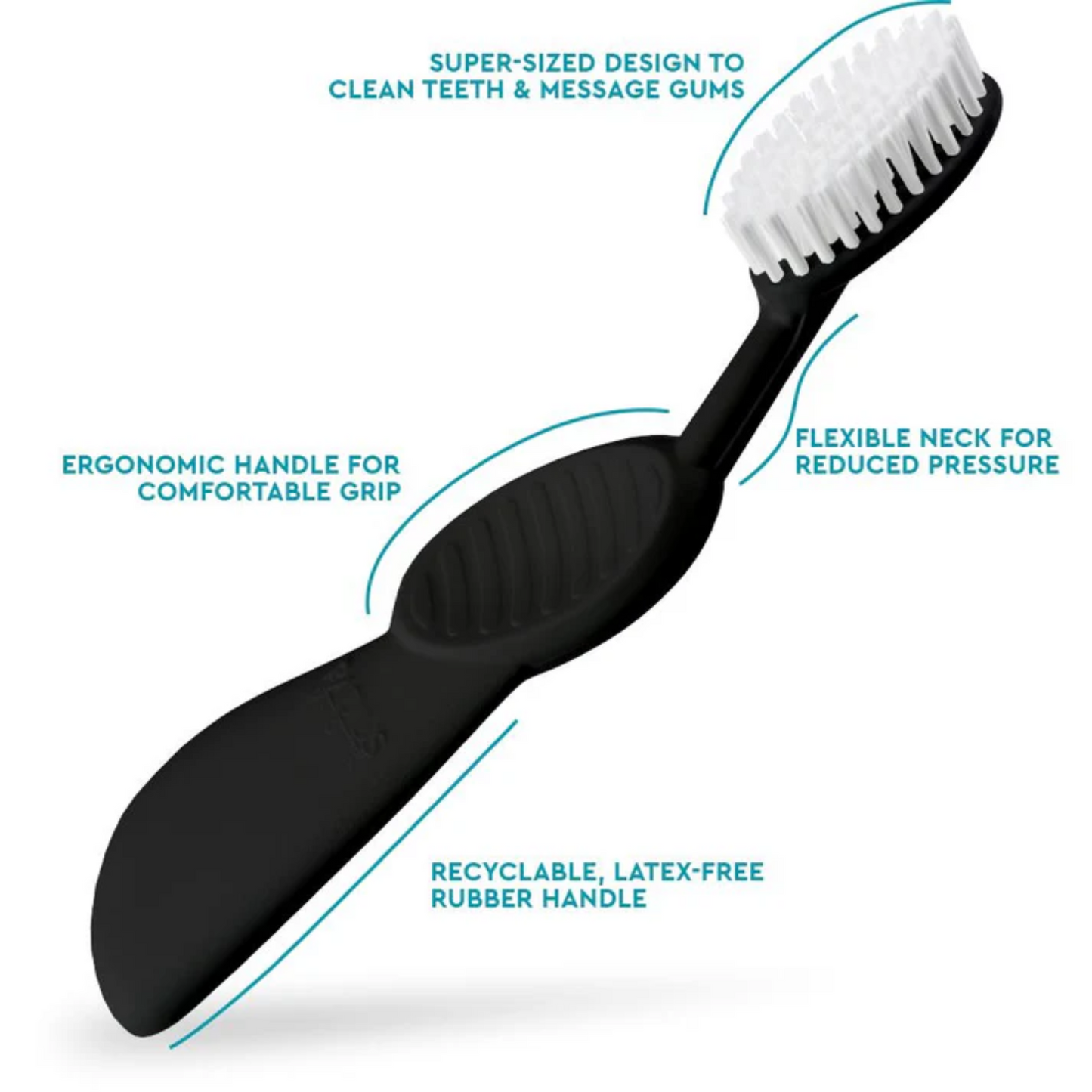 alternate image of radius right hand flex toothbrush