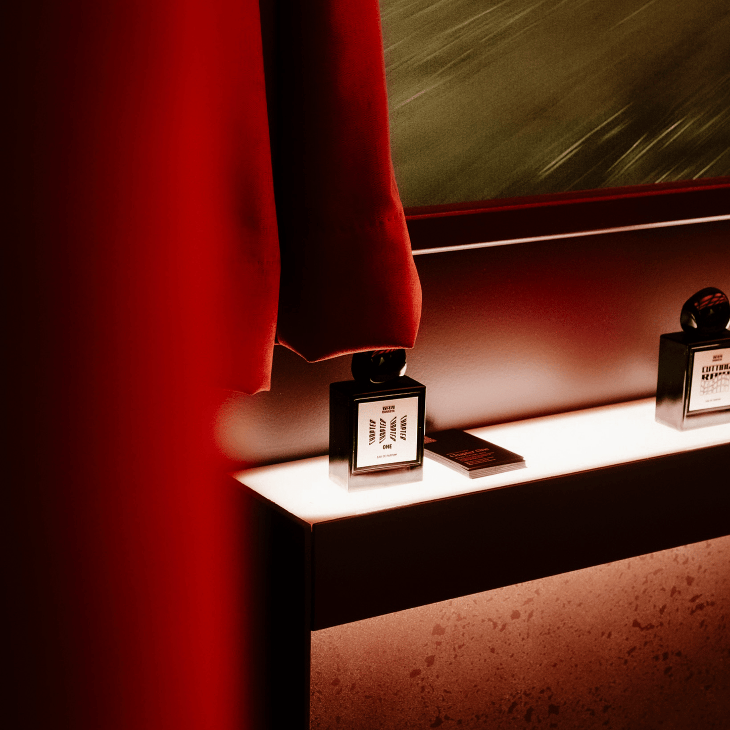 Alternate Image of Rahasya EDP black perfume bottle with white label